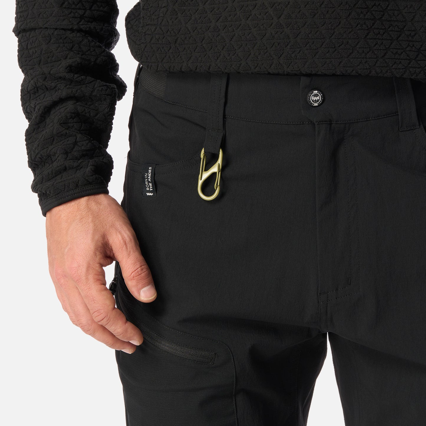 Pantalón Hombre Lennox Q-Dry Regular Fit Pants Negro Lippi