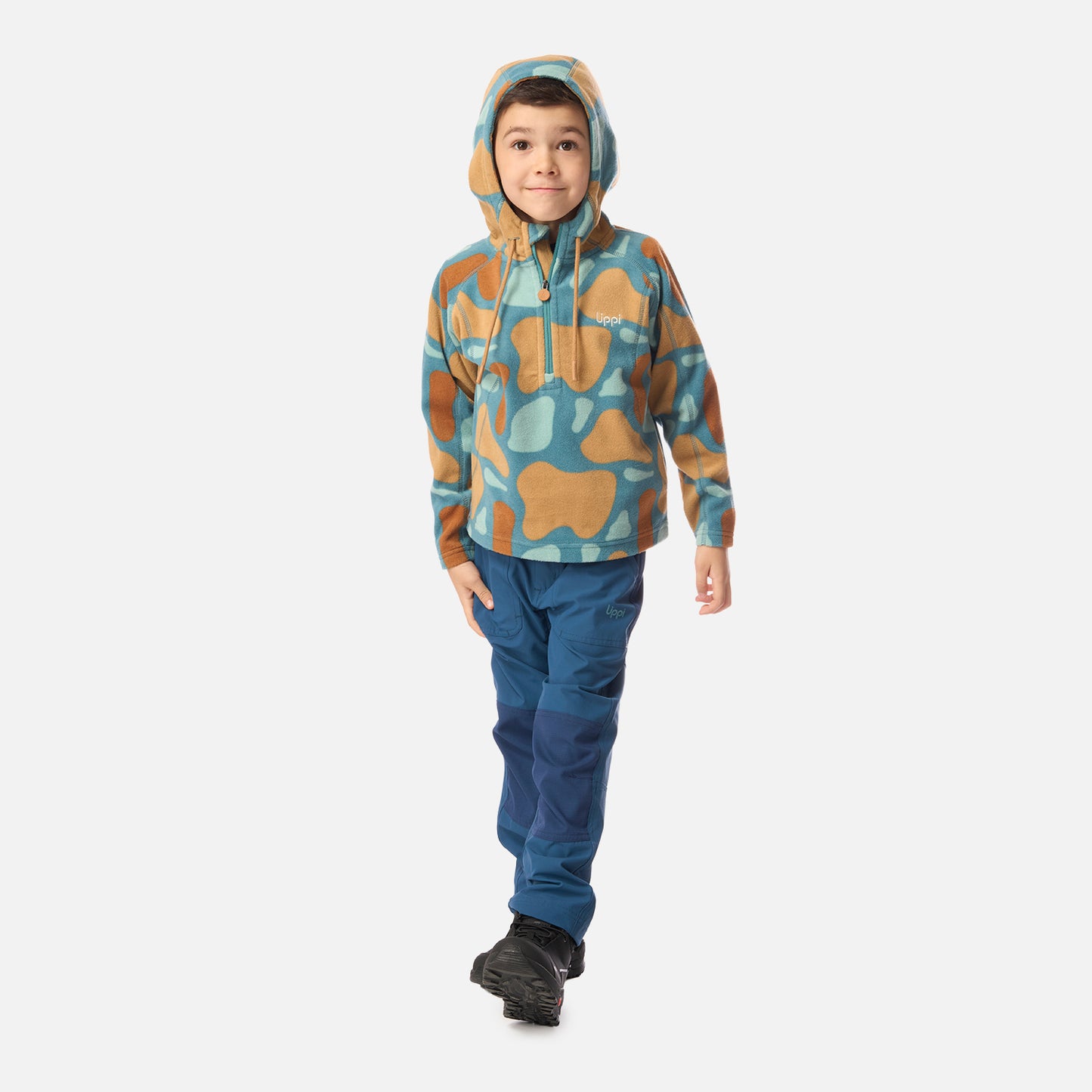 Polar Niño Cold Day Therm-Pro Hoody Jacket Print Petroleo Claro Lippi
