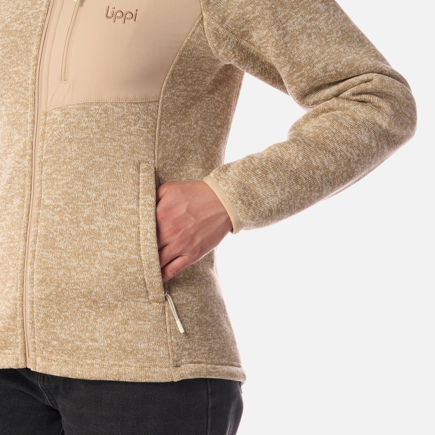 Polar Mujer Coronado Blend-Pro Jacket Beige Melange Lippi