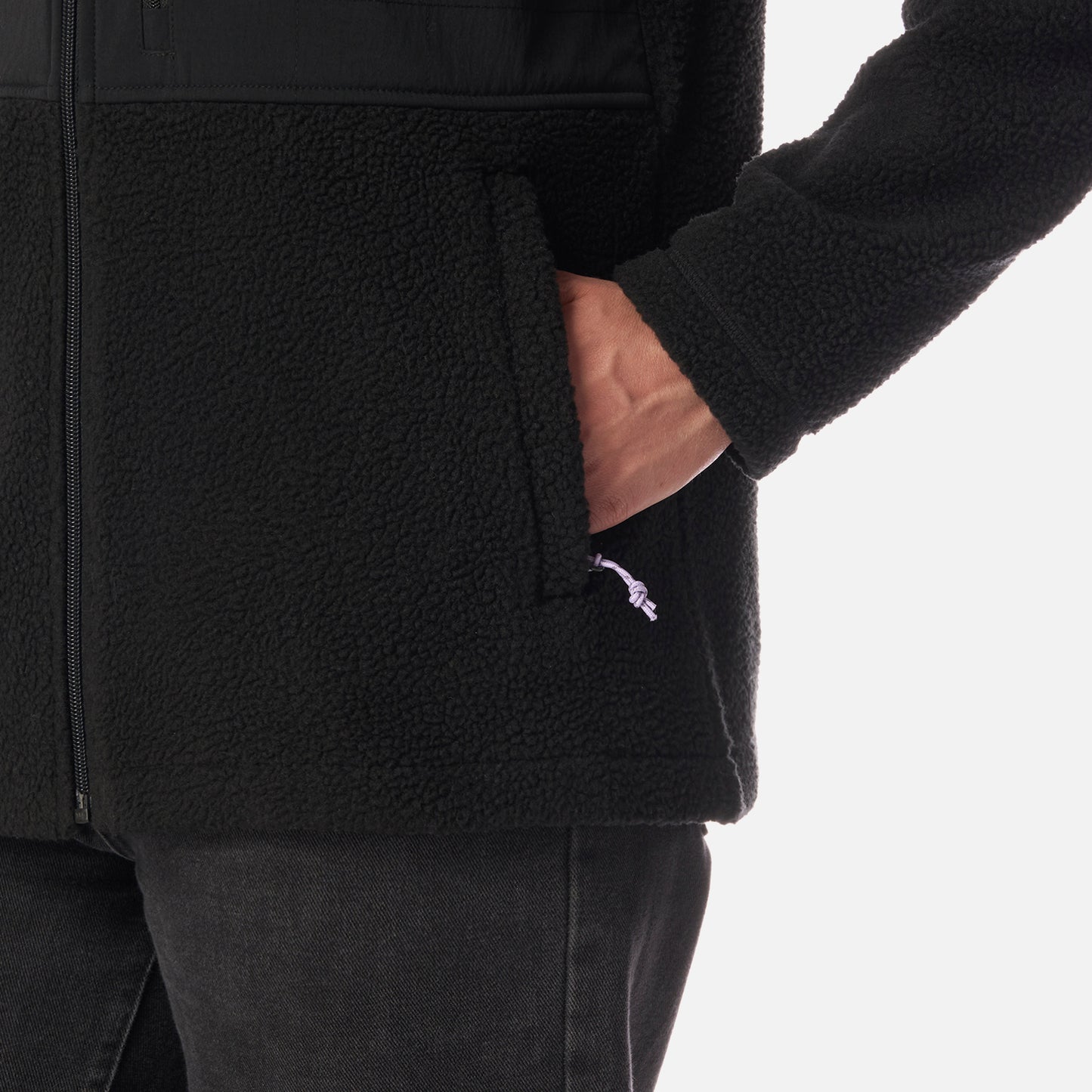 Polar Mujer Glaciar Sherpa-Pro Jacket Negro Lippi