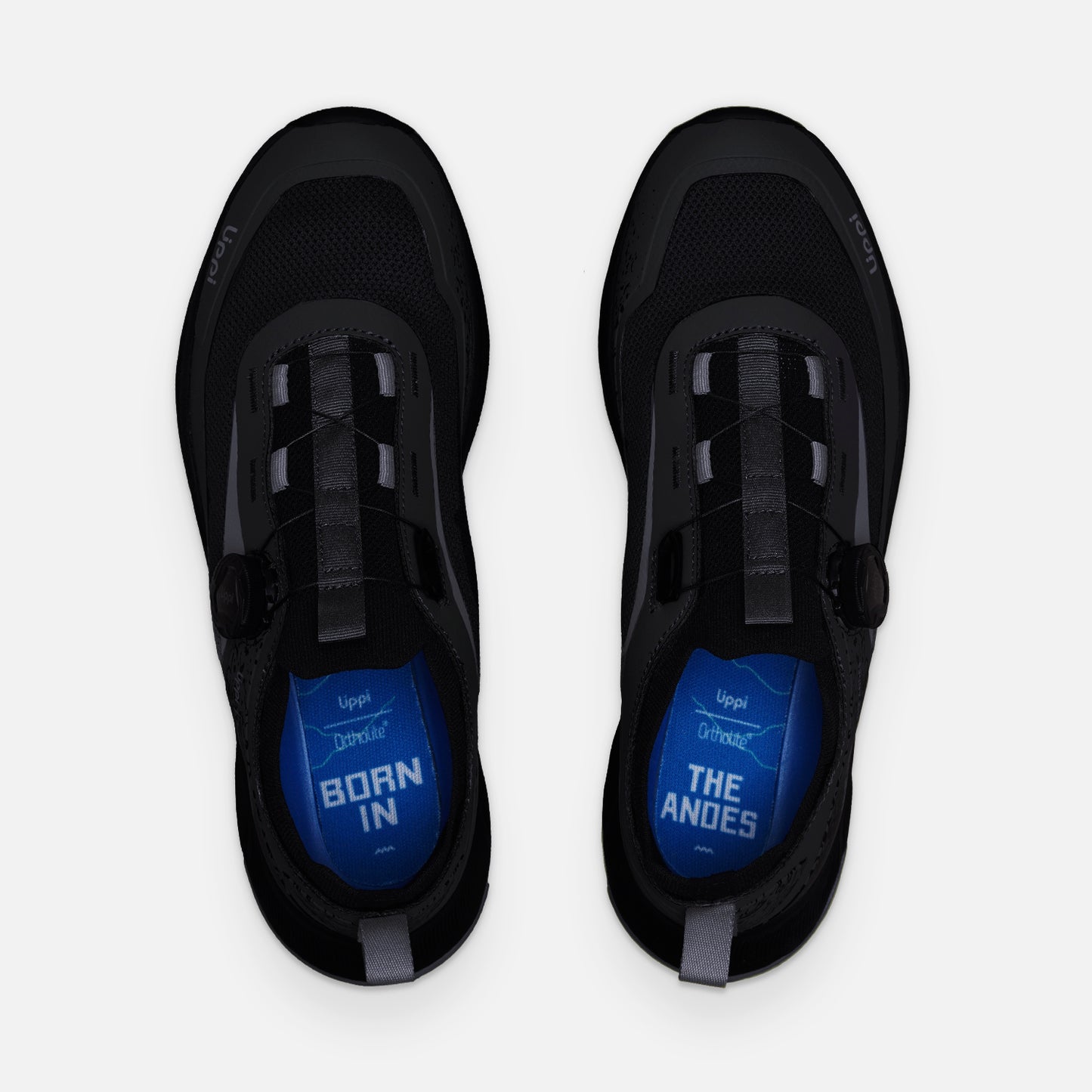 Zapatilla Hombre Light Knit Twist Negro Lippi