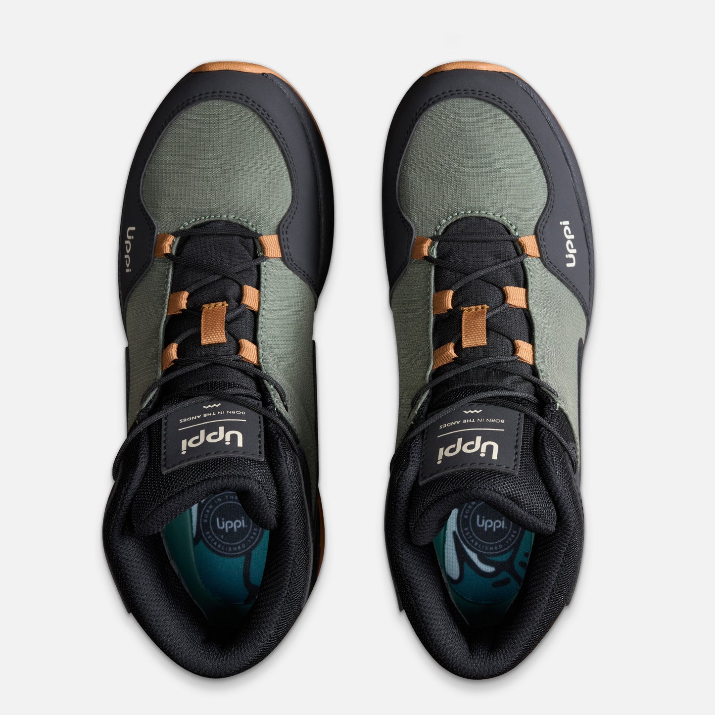 Zapatilla Teen Boy Motion Mid Teen B-dry Verde Militar Lippi