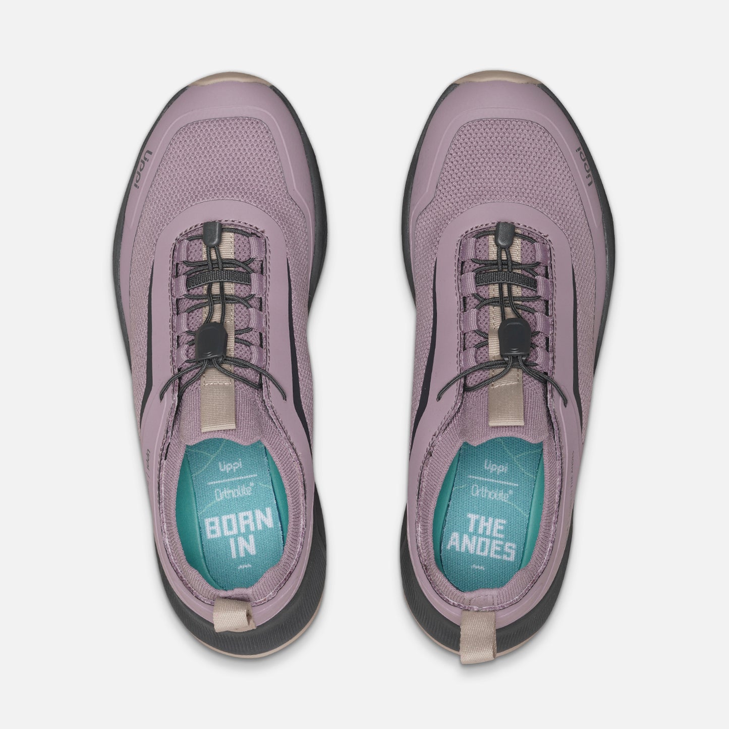 Zapatilla Mujer Light Knit Negro / Malva Lippi