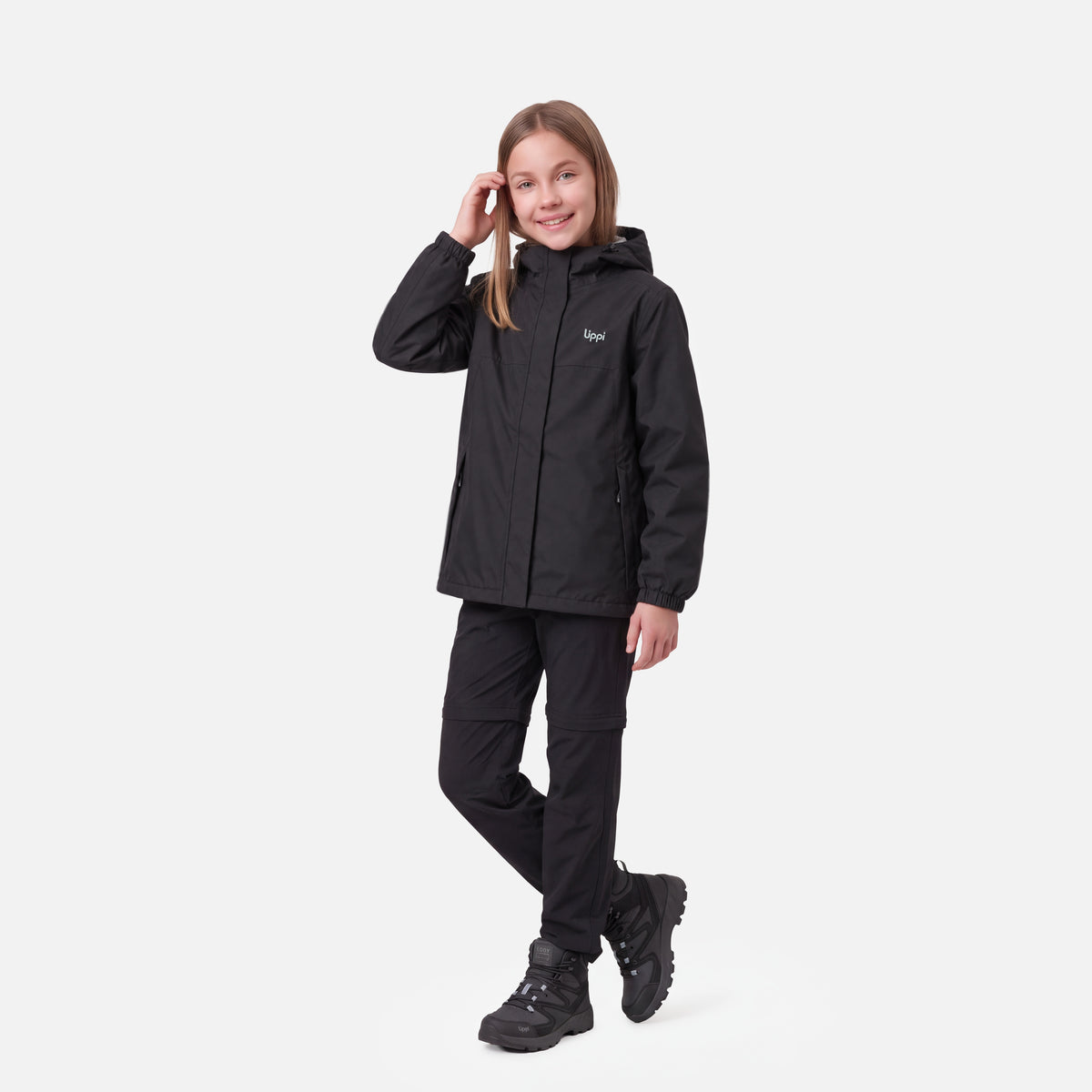 Chaqueta Teen Girl Blizzard B-Dry Hoody Jacket Negro Lippi