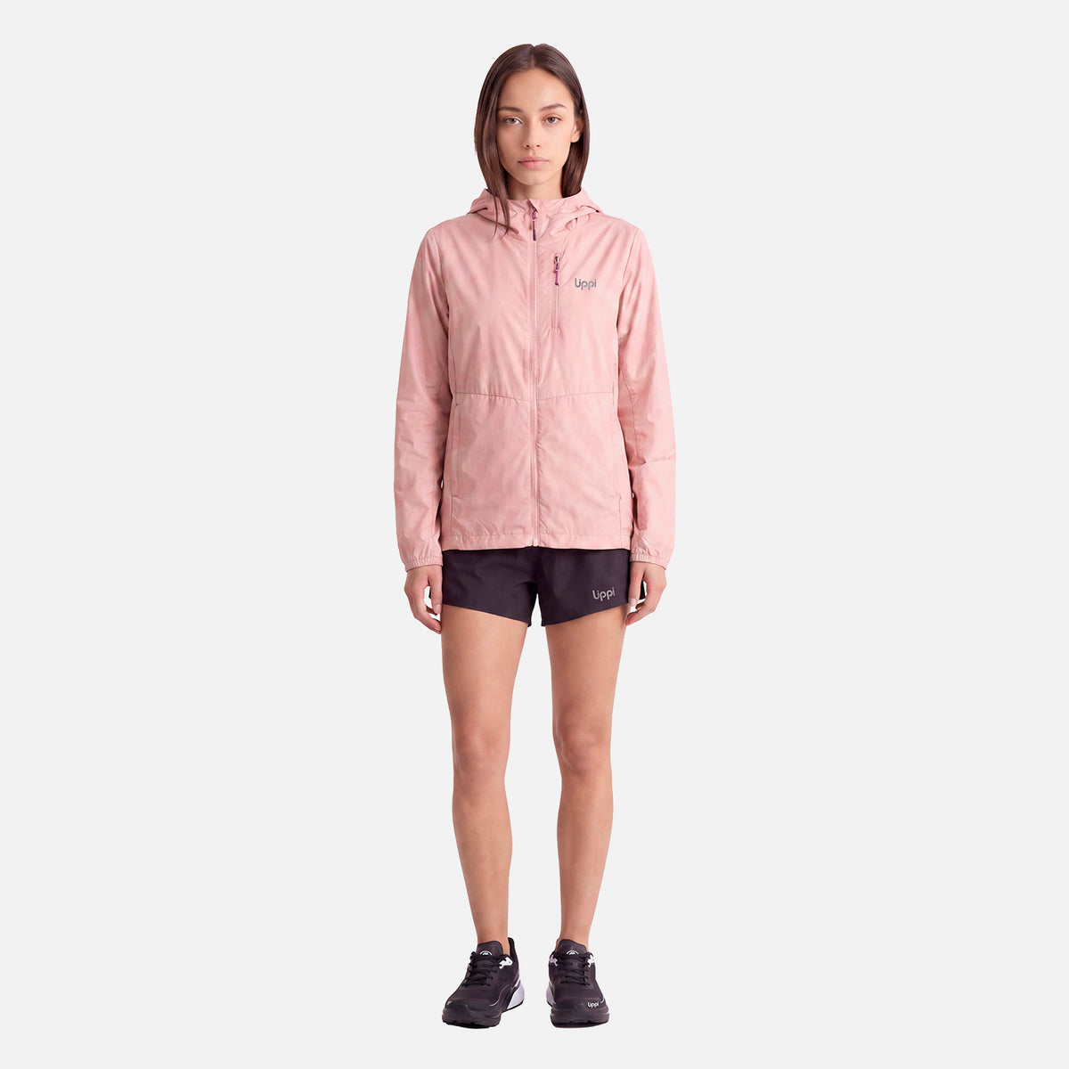 Chaqueta Mujer Nightfall SL Windbreaker Hoody Jacket Rosado Lippi