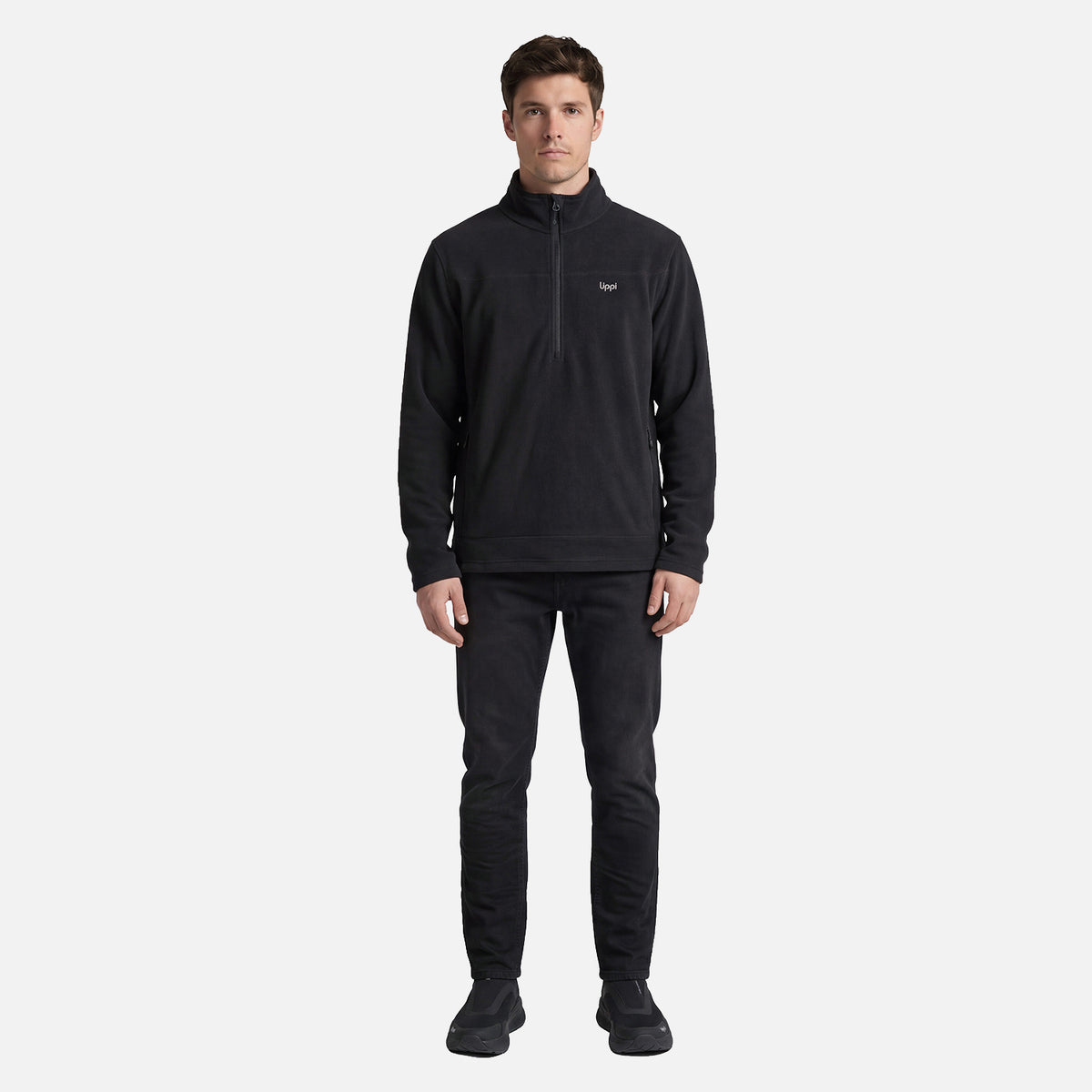 Polar Hombre Elemental Therm-Pro 1/4 Zip Negro Lippi