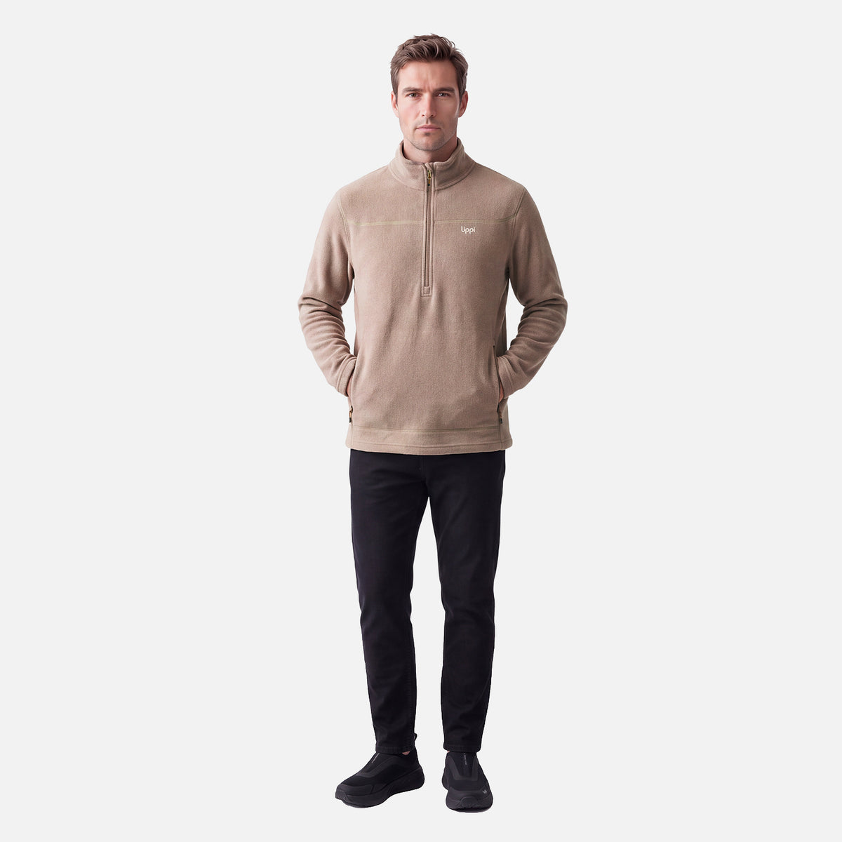 Polar Hombre Elemental Therm-Pro 1/4 Zip Canela Lippi