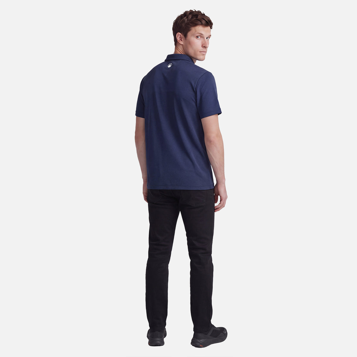 Polera Hombre B-Classic Seamless Polo Azul Oscuro Lippi