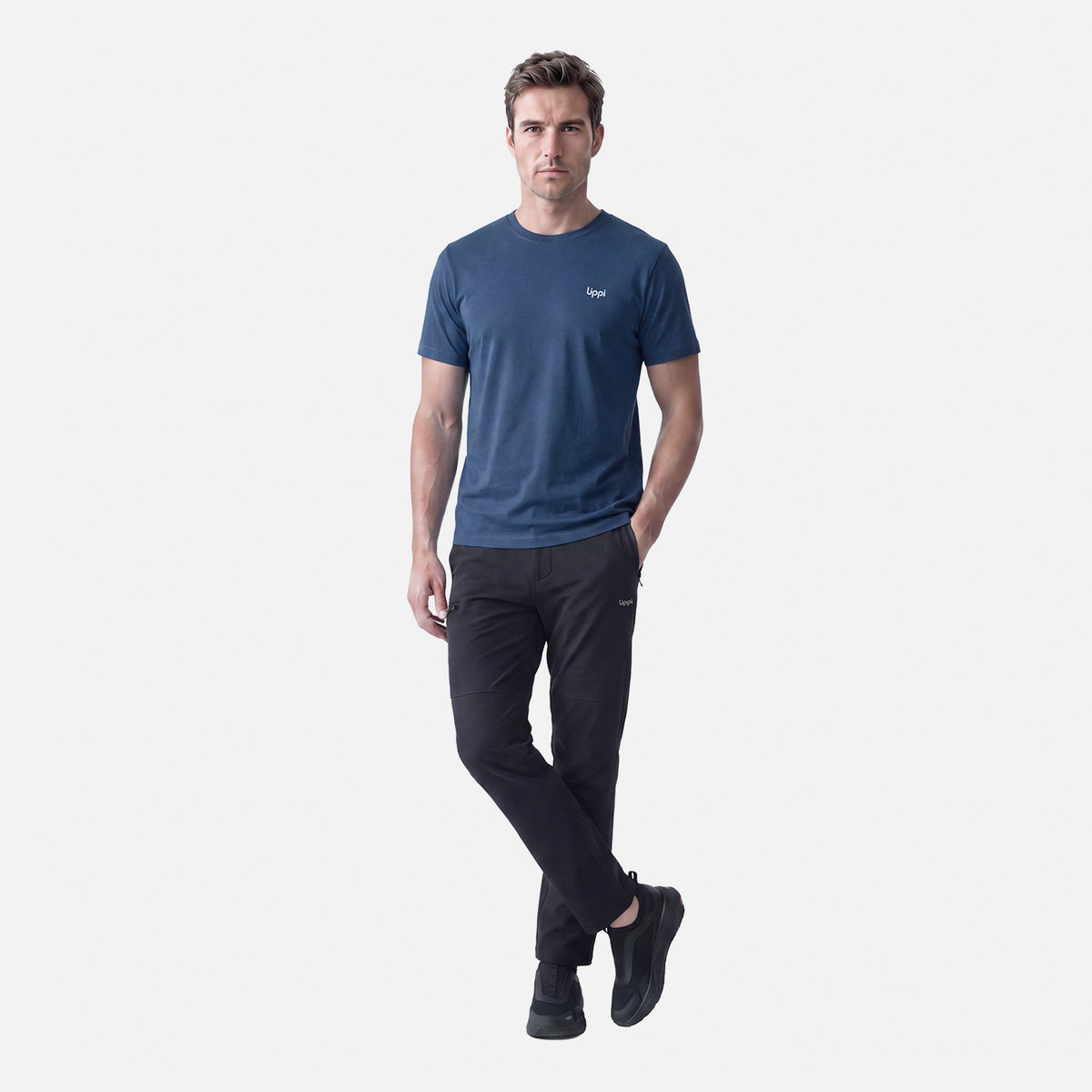 Polera Hombre Ulmo T-Shirt Azul Oscuro Lippi