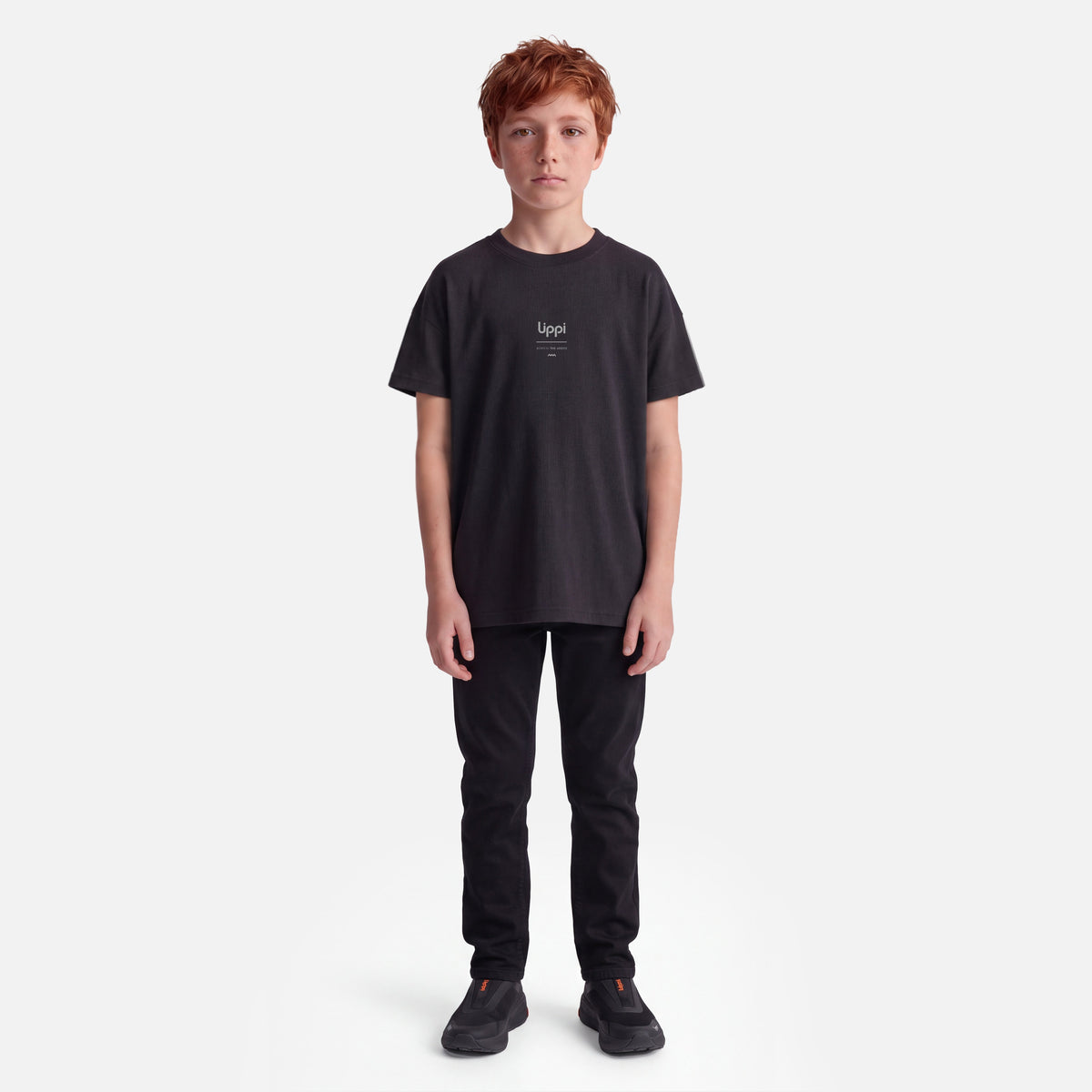 Polera Teen Boy Ulmo T-Shirt Grafito Lippi