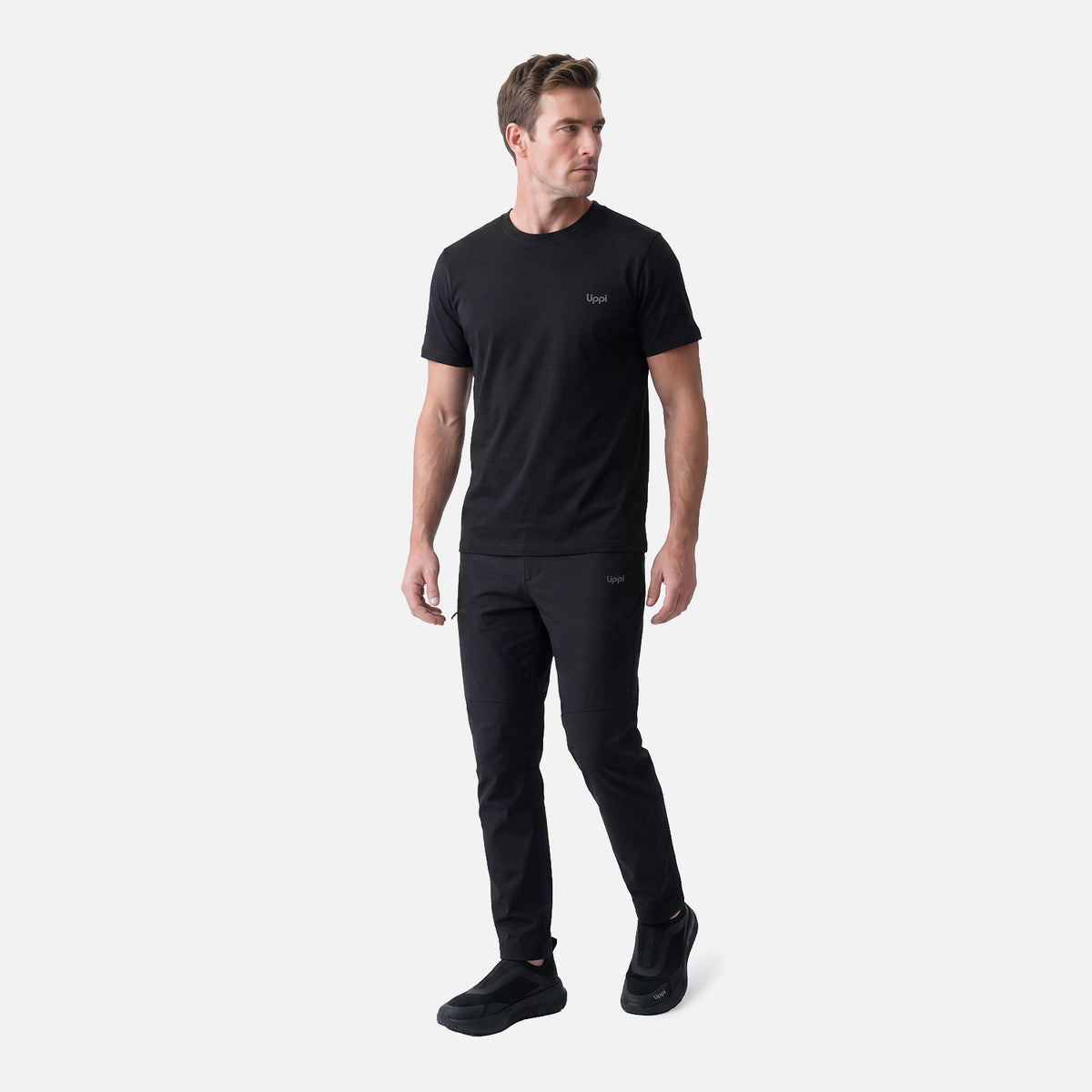 Polera Hombre Ulmo T-Shirt Negro Lippi