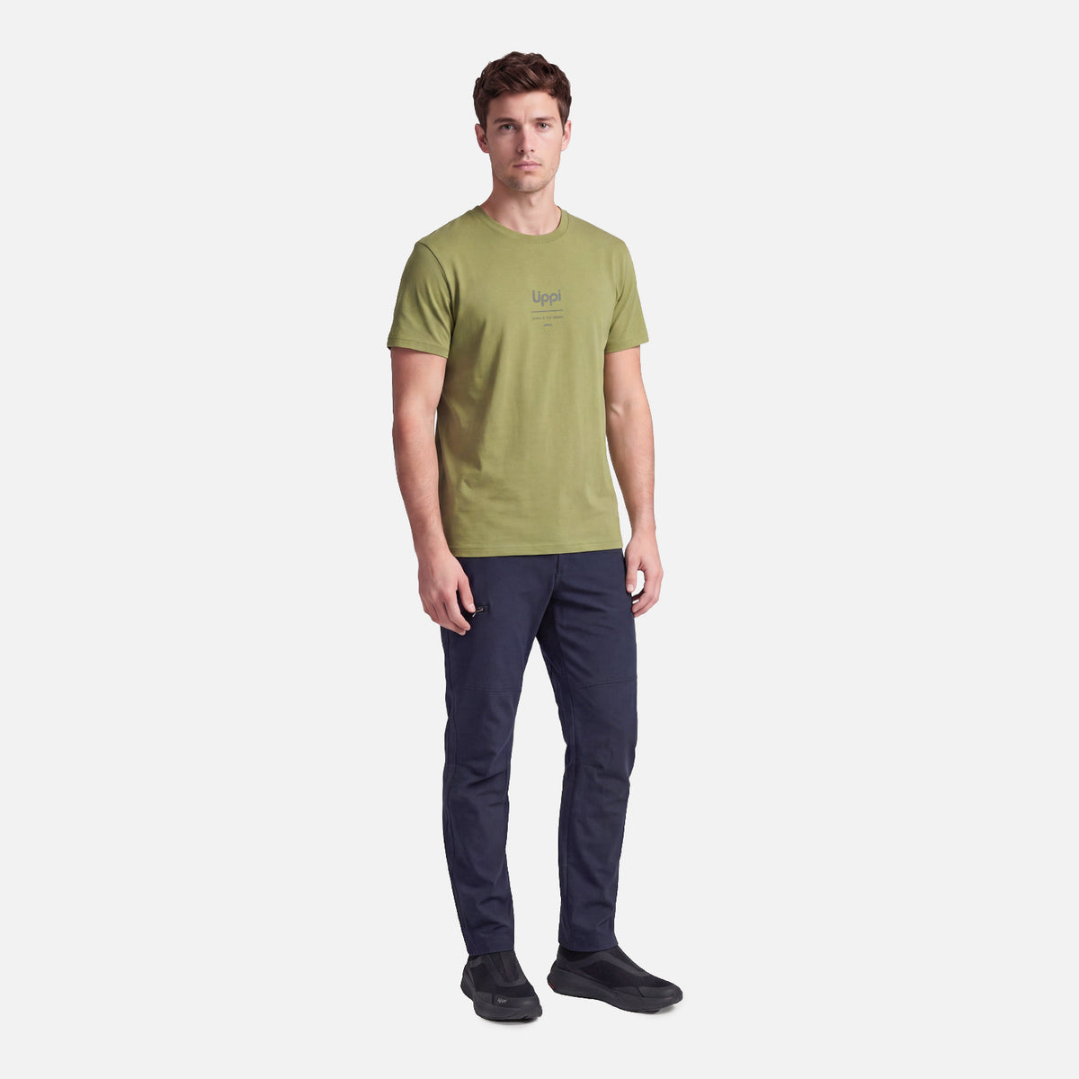 Polera Hombre Ulmo Sorona T-Shirt Verde Lippi