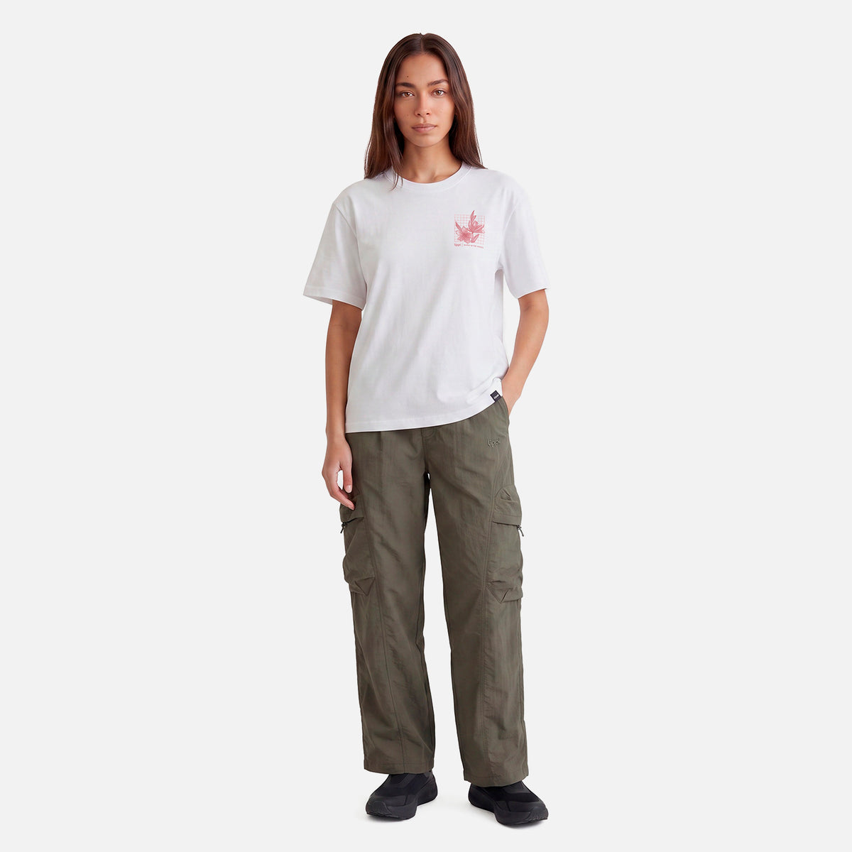 Polera Mujer Ulmo Front Print Sorona T-Shirt Blanco Lippi