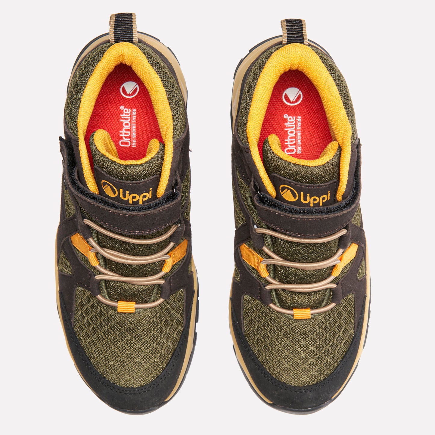 Botín Niño Tellus Mid Kids Verde / Negro Lippi