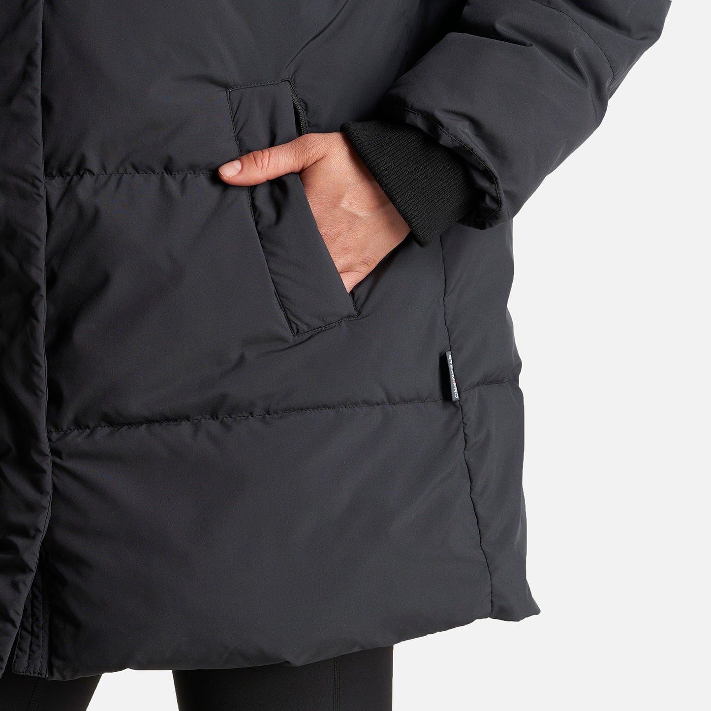 Chaqueta Mujer Rivera Sur Long Steam-Pro Hoody Jacket Negro Lippi