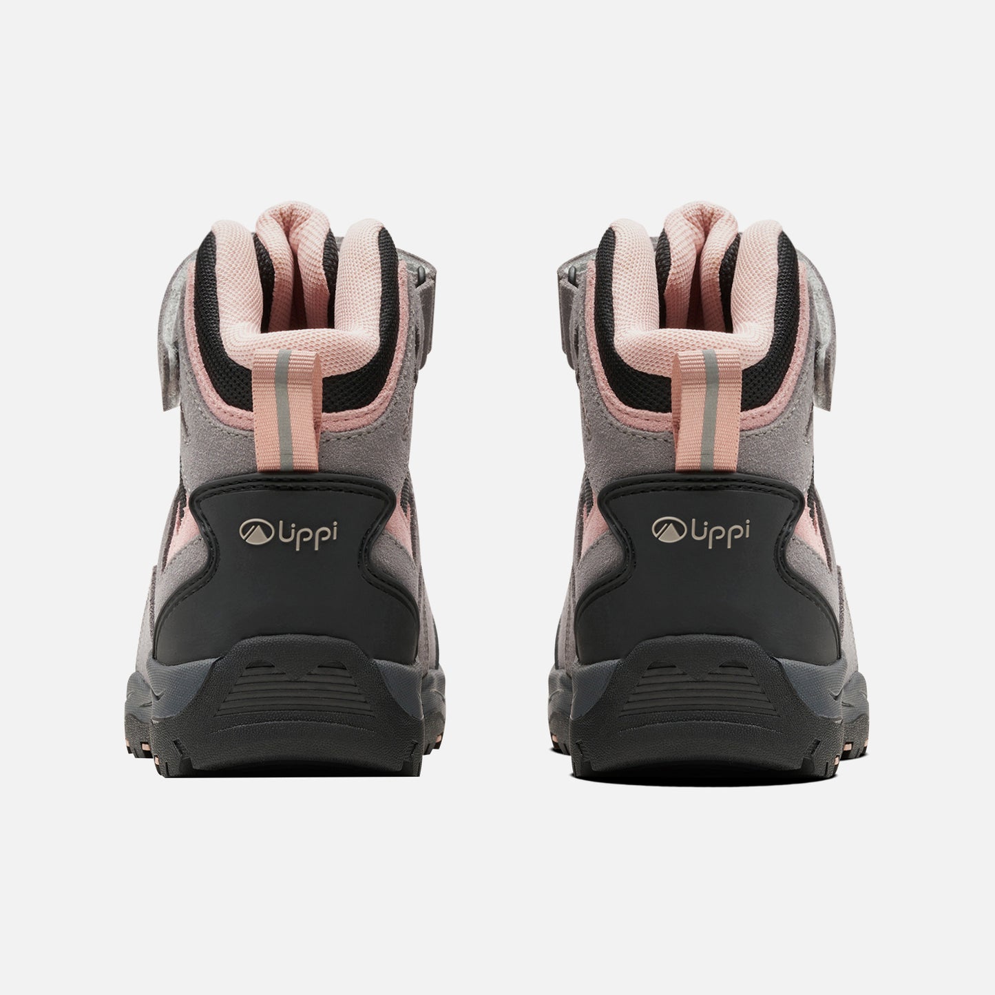 Botín Mujer Puelo Cs Hi Velcro Gris / Damasco Lippi