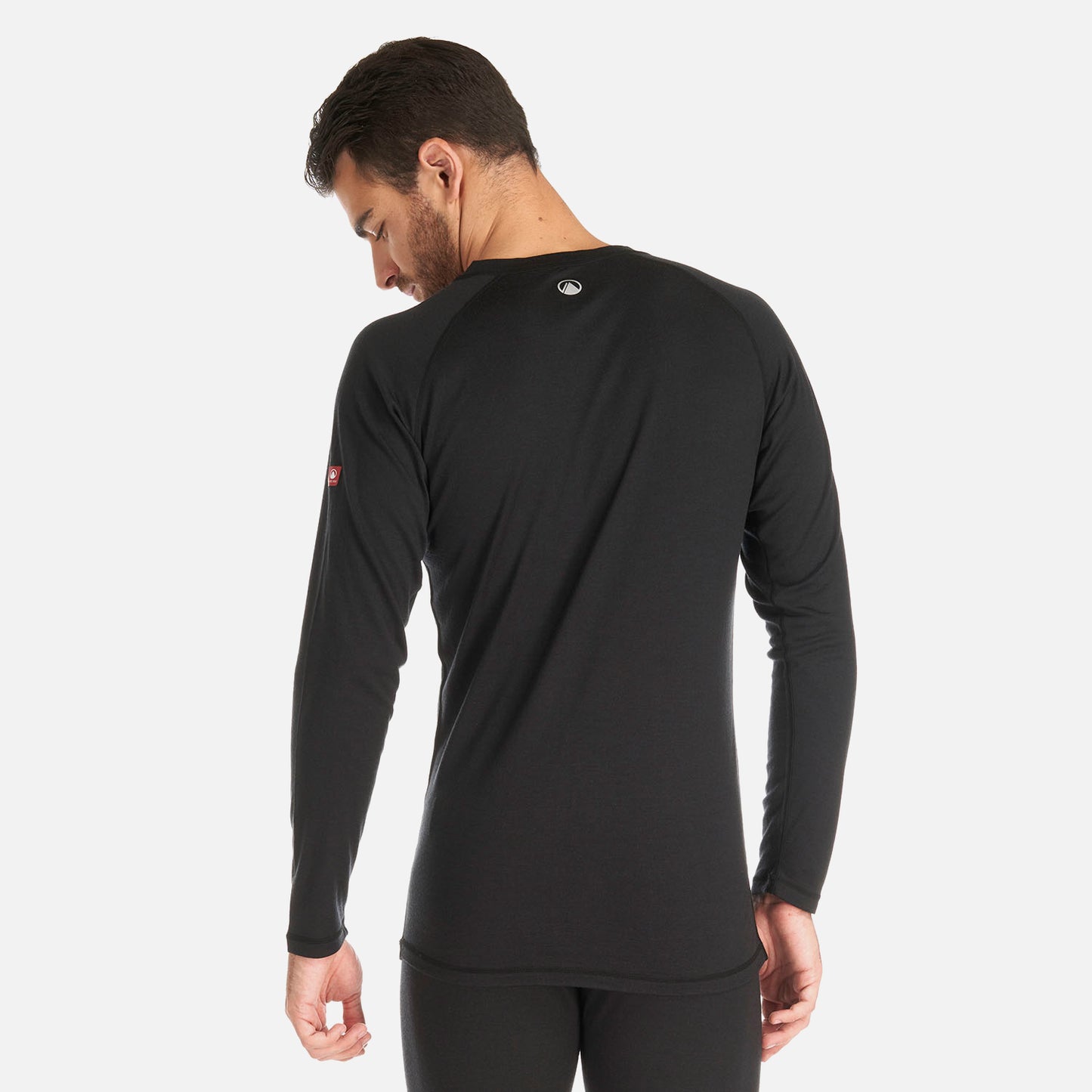 Primera Capa Hombre Skintec Merino Top Negro Lippi