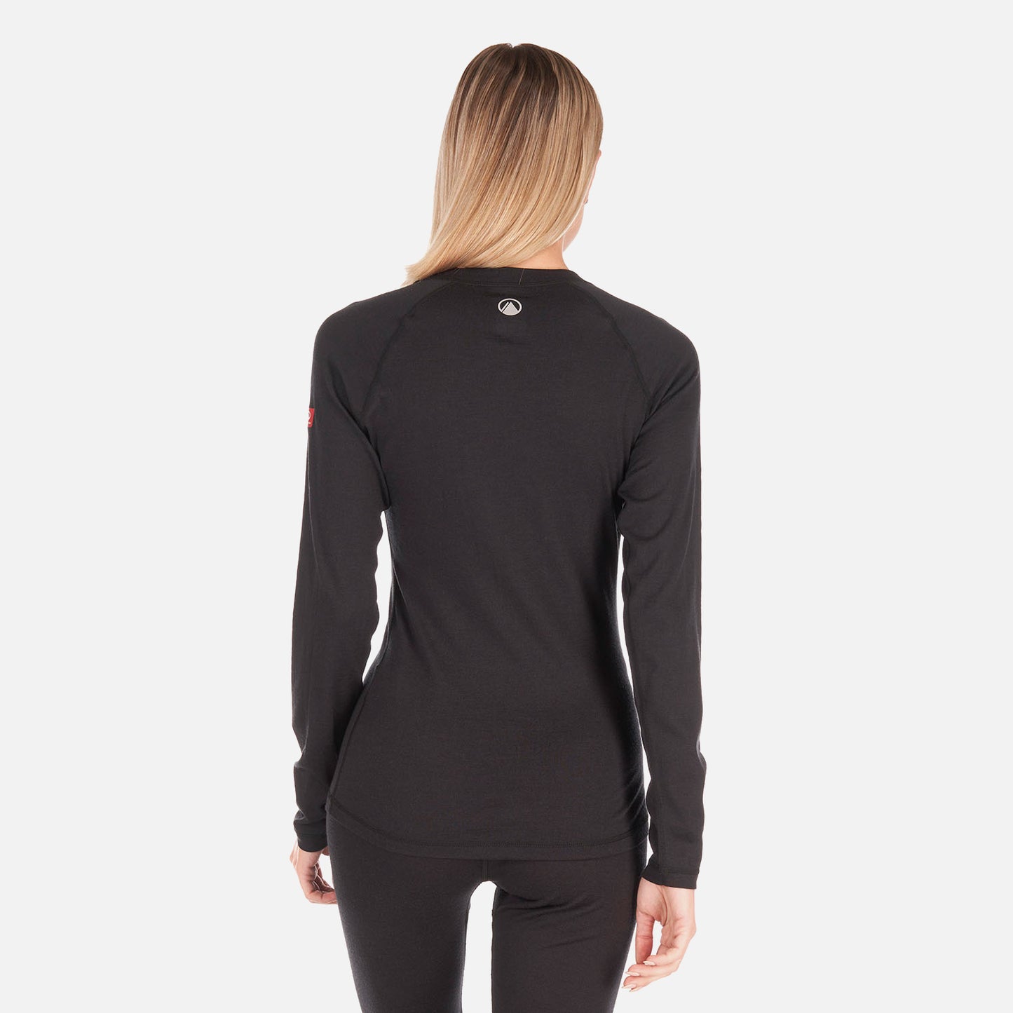 Primera Capa Mujer Skintec Merino Top Negro Lippi