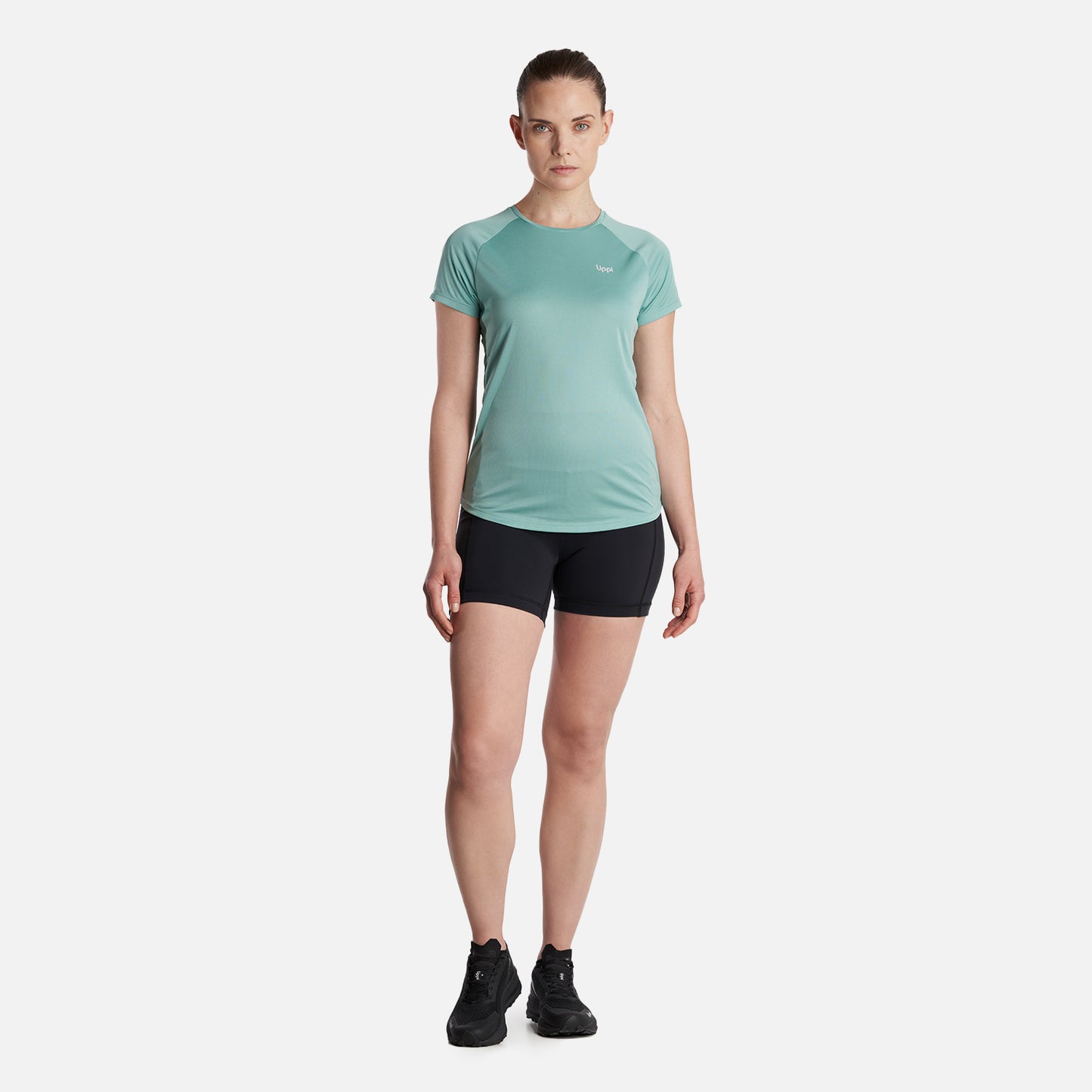 Polera Mujer  Core Q-Dry T-Shirt Turquesa Lippi