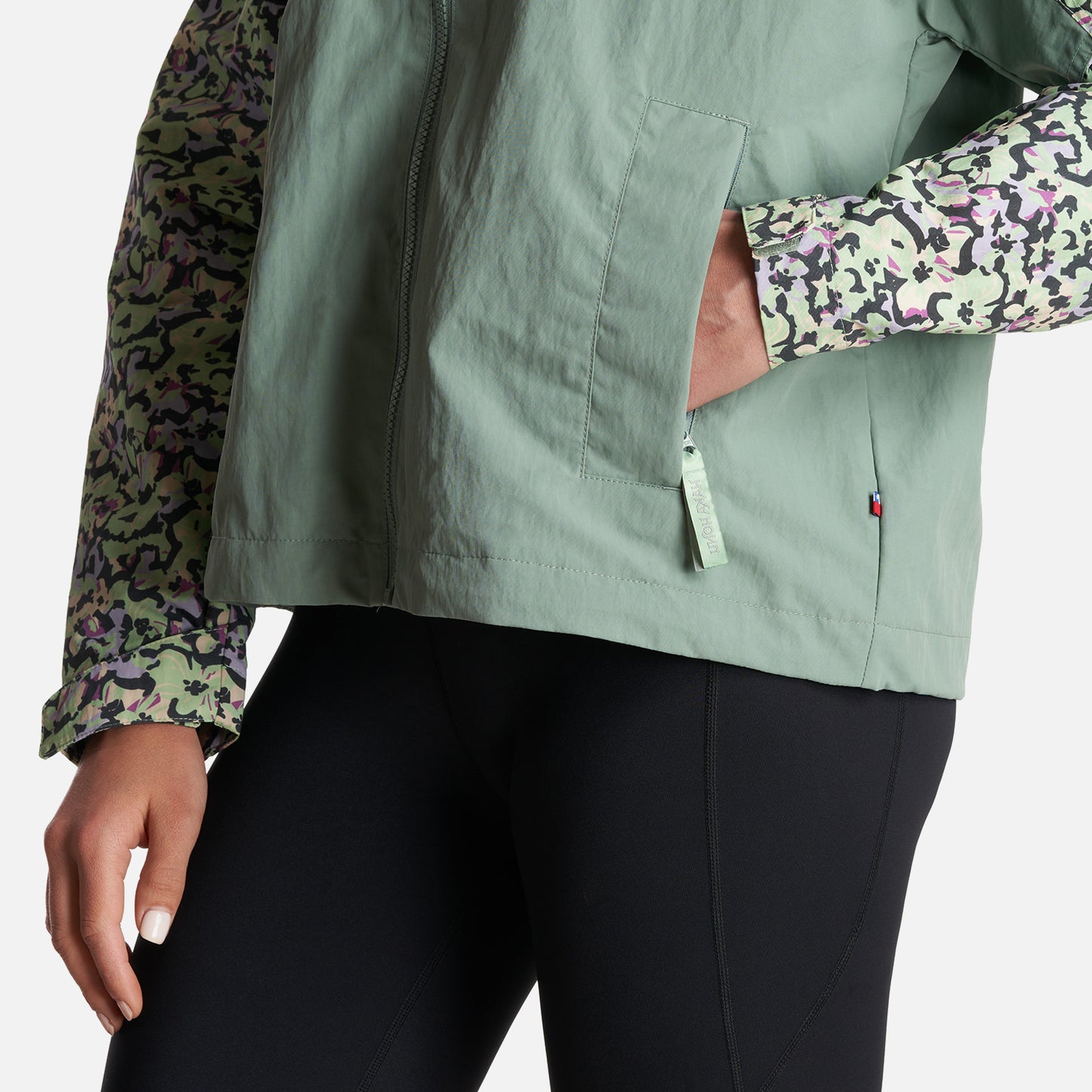 Chaqueta Mujer Hija del Viento Verde Oliva Haka Honu