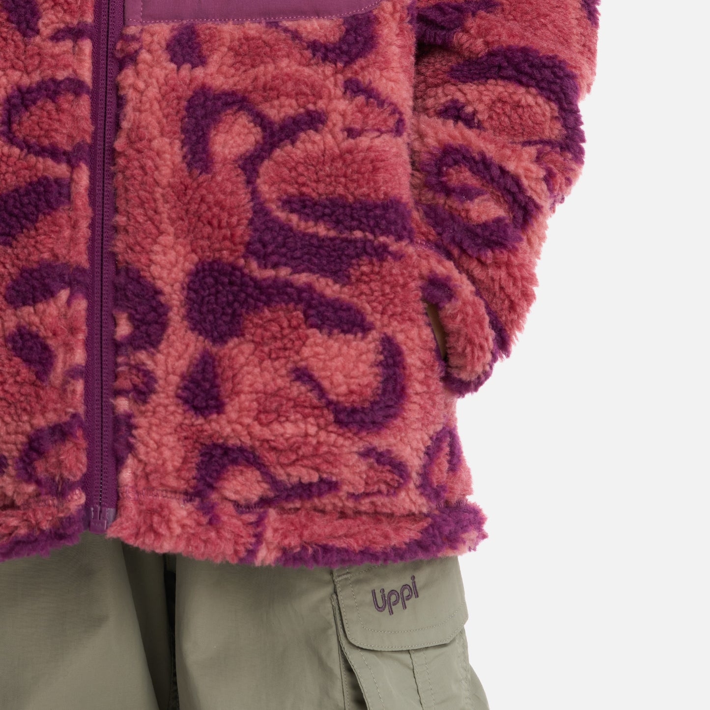 Chaqueta Niña Glaciar Sherpa-Pro Jacket Print Rosa Lippi