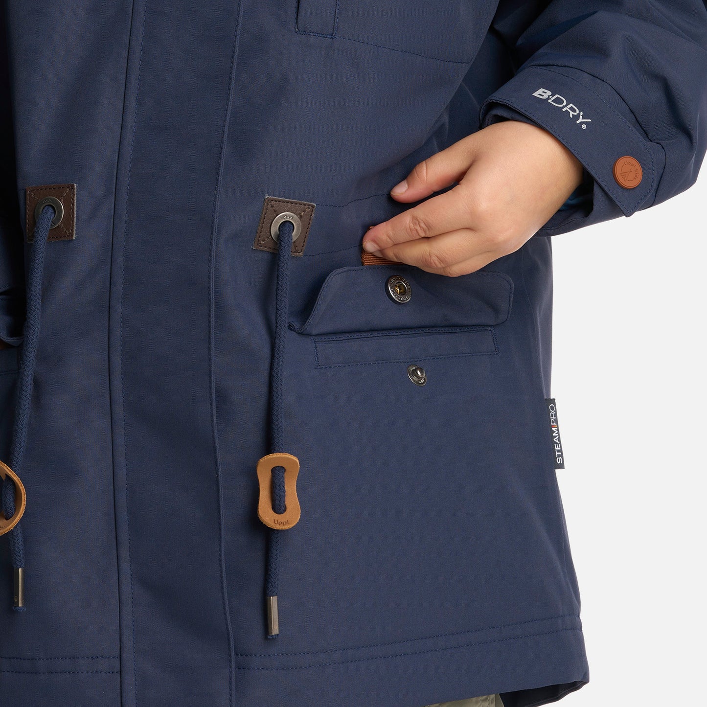 Chaqueta Niña Rainy B-Dry Hoody Jacket Azul Marino Lippi