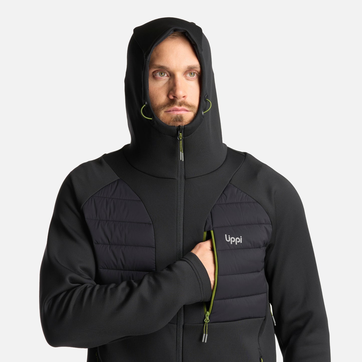 Chaqueta Hombre ColdMove WindBreaker SteamPro Hoody Jacket Negro Lippi