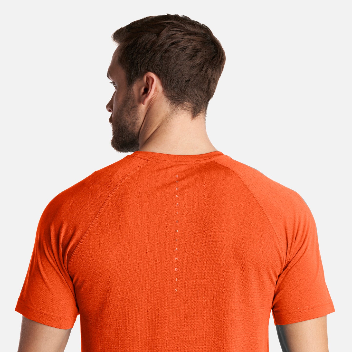 Polera Hombre Essential Sport T-Shirt Rojo Anaranjado Lippi