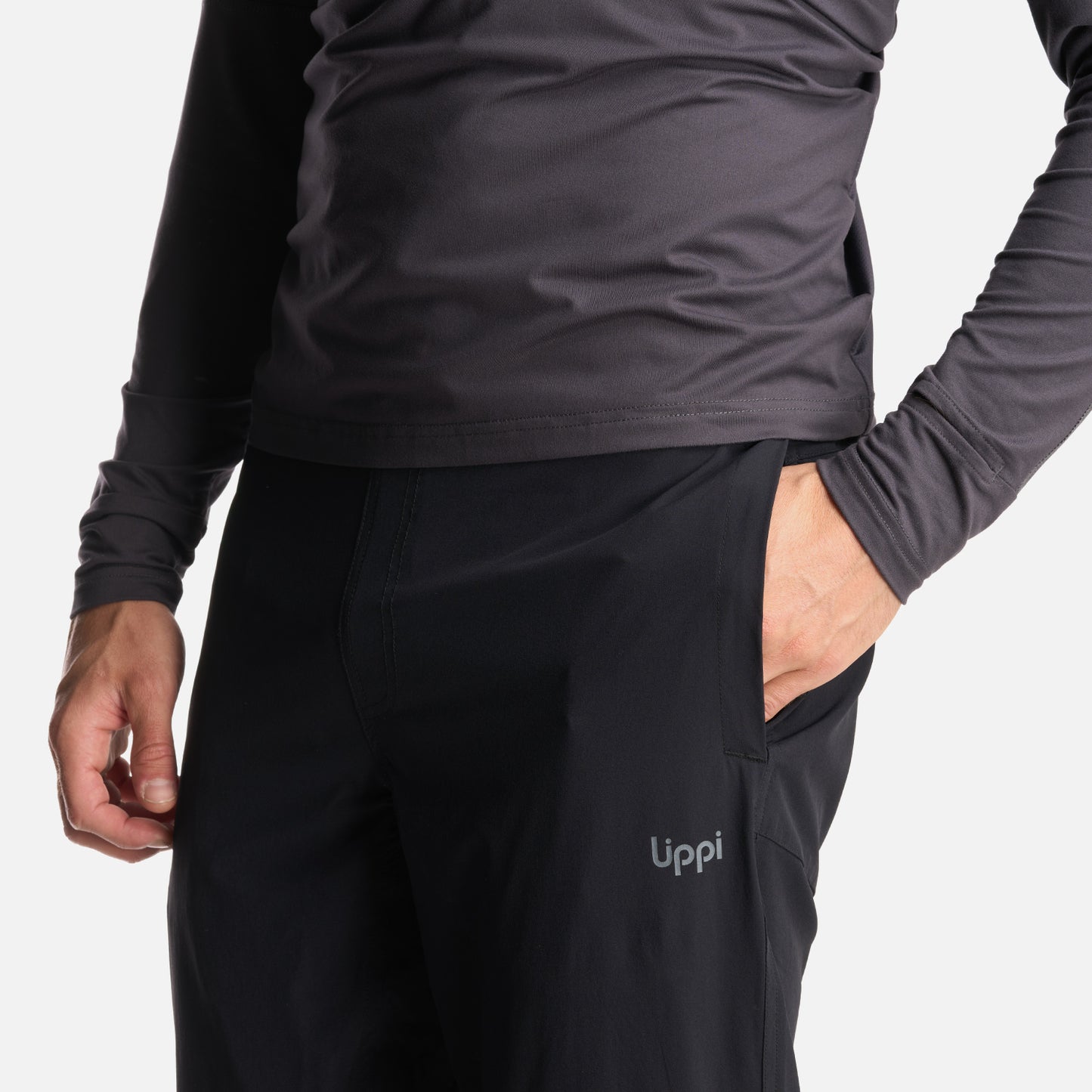 Pantalon Hombre PureTrek Q-Dry Pants Negro Lippi