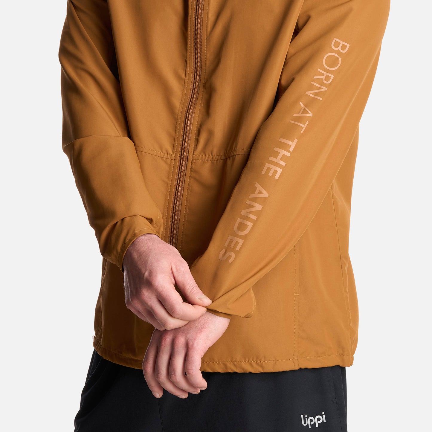 Chaqueta Hombre Nightfall WindBreaker Hoody Jacket Mostaza Lippi