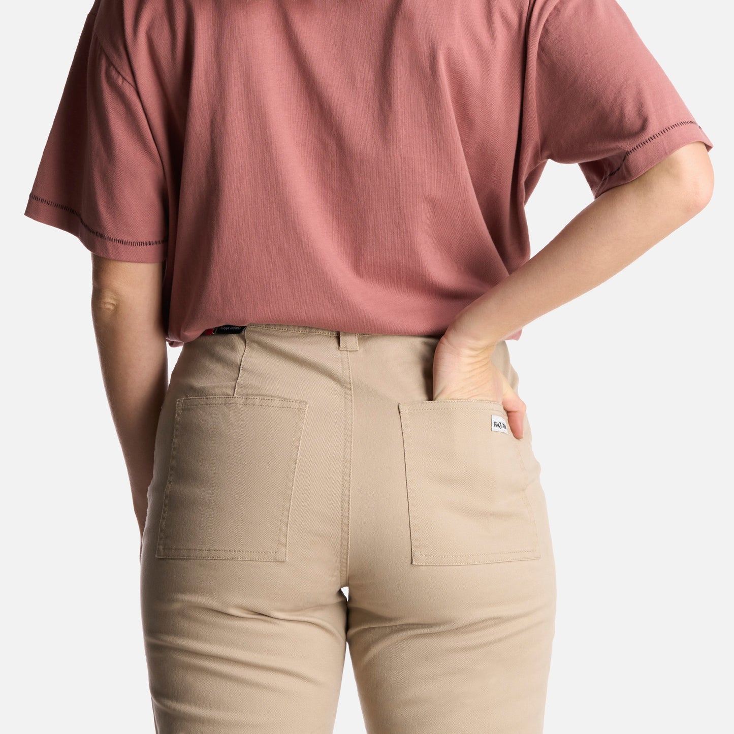 W Pantalón Comoandas Mujer Taupe 38