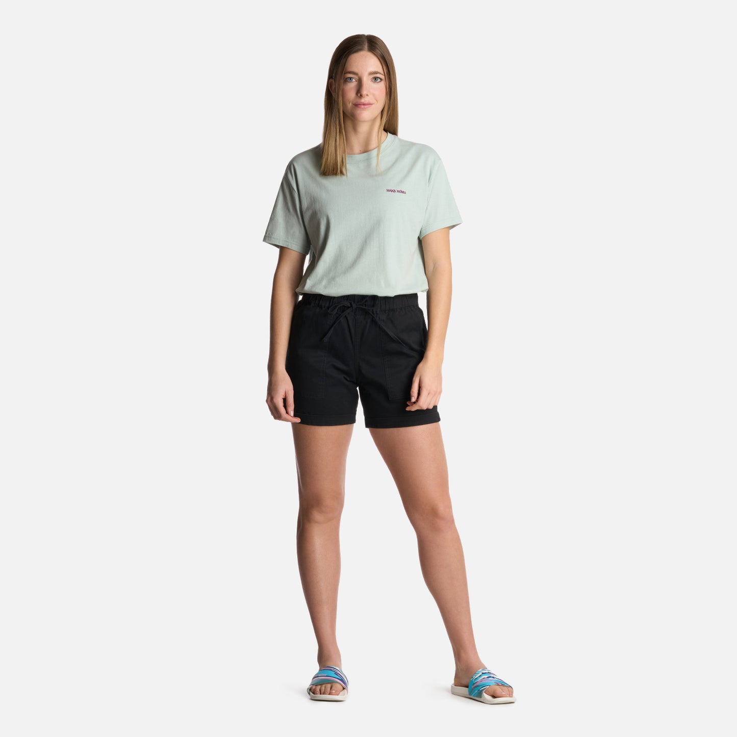 Short Mujer Triangulo De Las Bermudas Negro Haka Honu