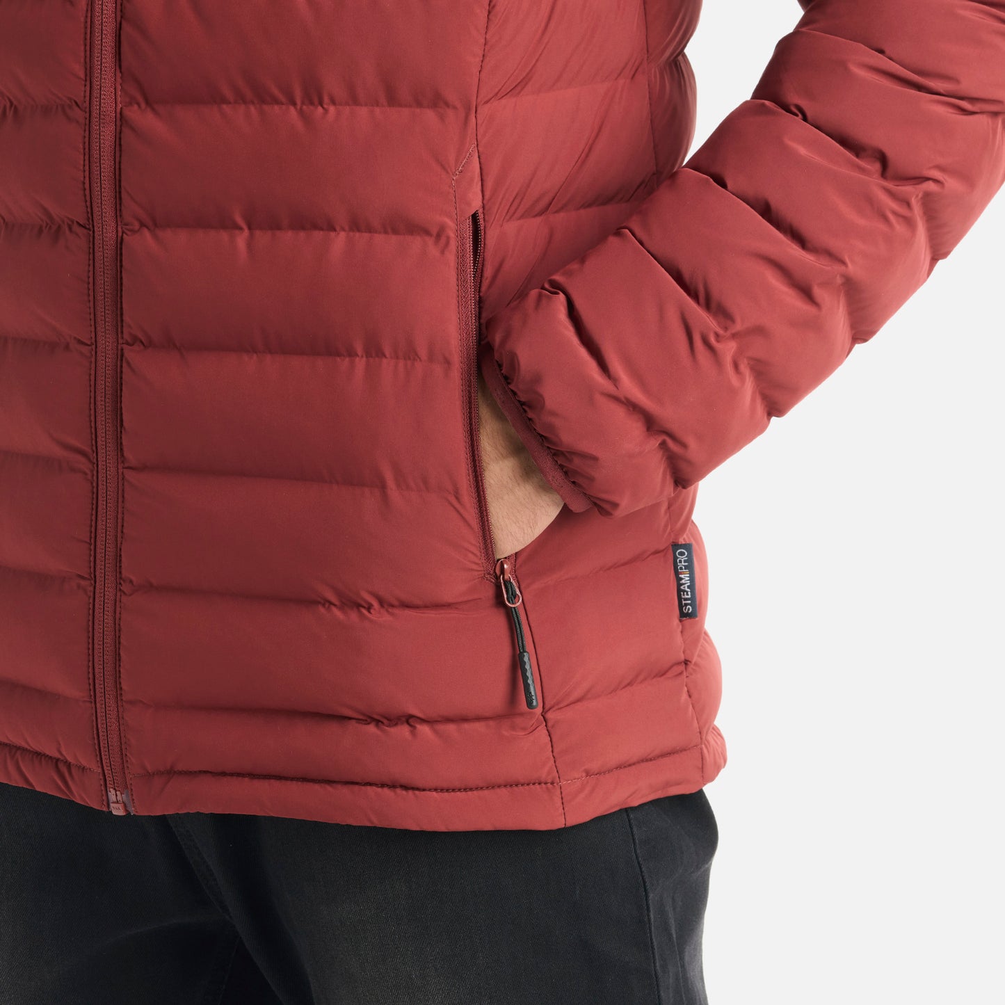 Chaqueta Hombre Snowmass Steam-Pro Jacket Burdeo Lippi