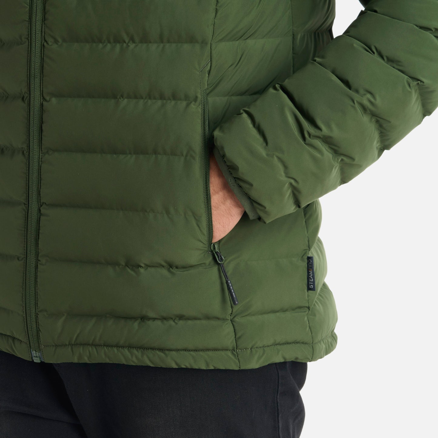 Chaqueta Hombre Snowmass Steam-Pro Jacket Verde Militar Lippi