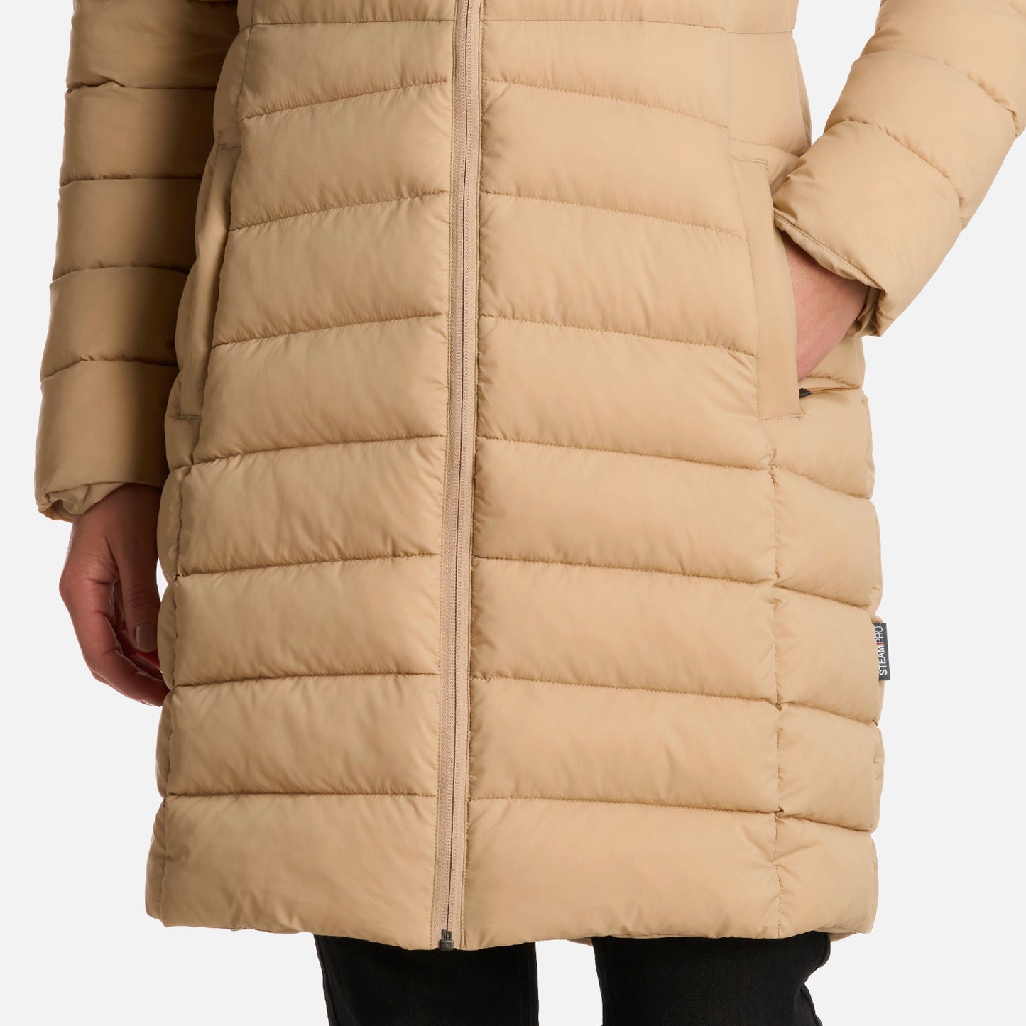 Chaqueta Mujer Warm Day Steam-pro Hoody Jacket Caqui Lippi