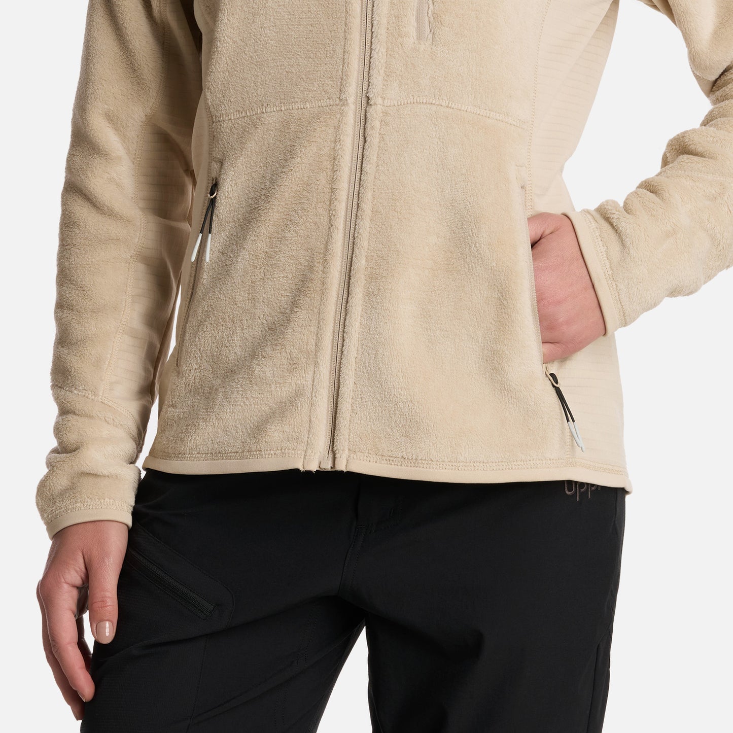 Polar Mujer Numan Shaggy-Pro Jacket Crudo Lippi