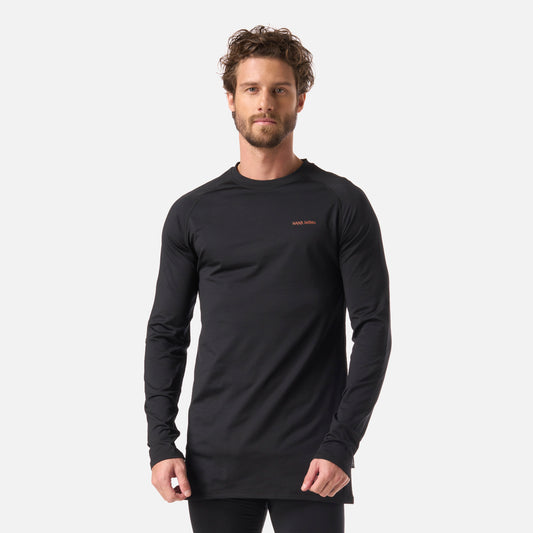 Primera Capa Hombre Huemul Top Negro Haka Honu