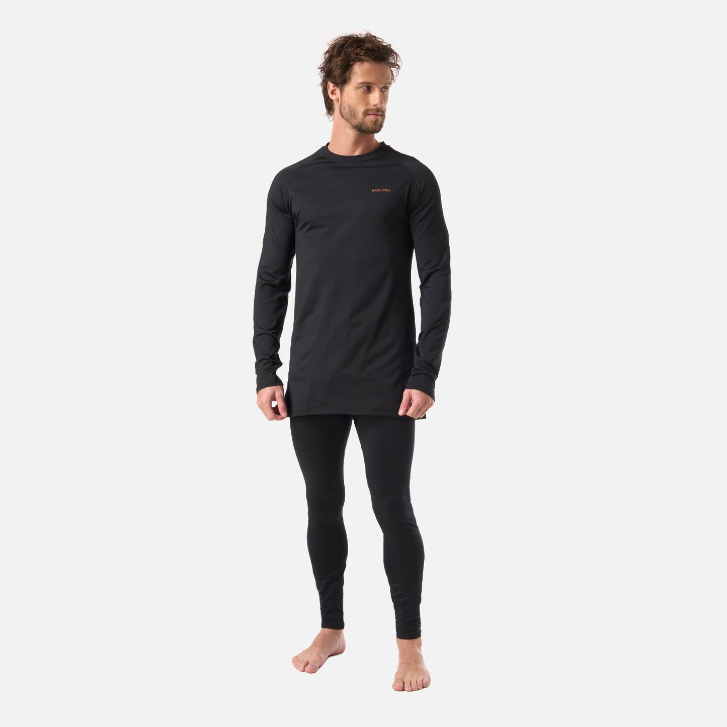Primera Capa Hombre Huemul Bottom Negro Haka Honu