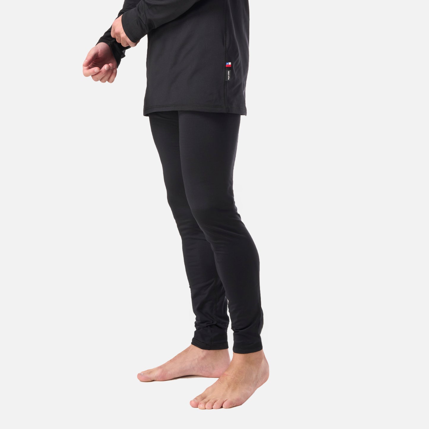 Primera Capa Hombre Huemul Bottom Negro Haka Honu