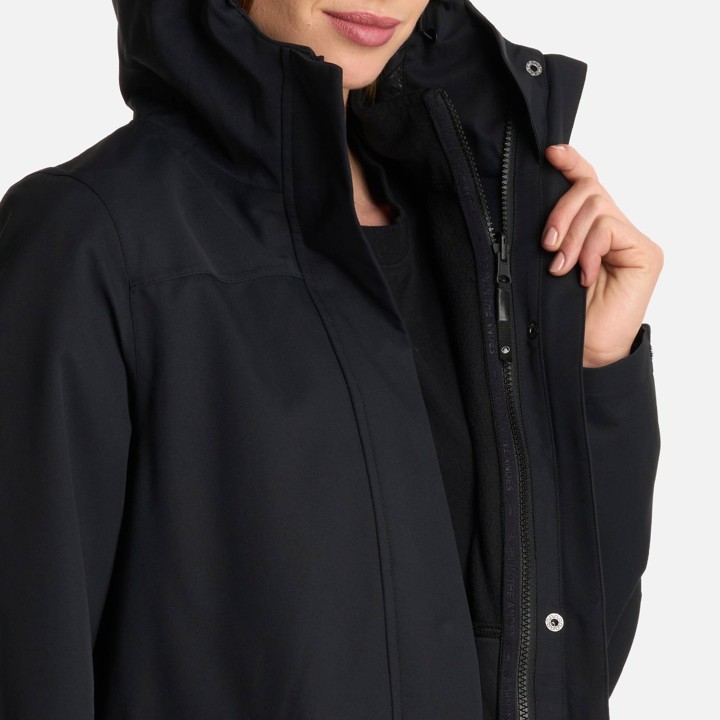 Chaqueta Mujer Lake Fusion 3 B-Dry Jacket Negro Lippi