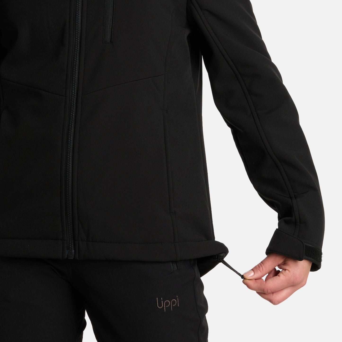 Chaqueta Mujer Macaya Softshell Hoody Jacket Negro Lippi