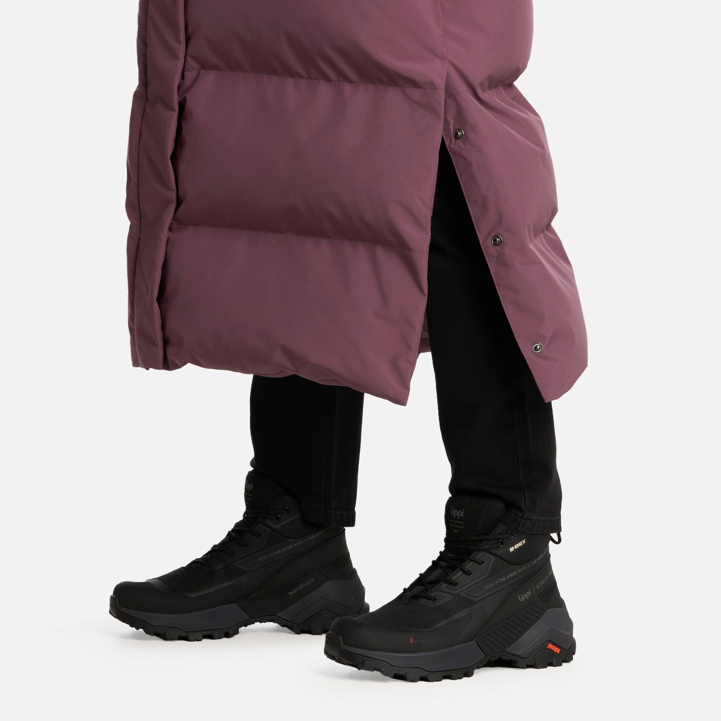 Chaqueta Mujer Long And Warm Steam-Pro Hoody Jacket Morado Lippi