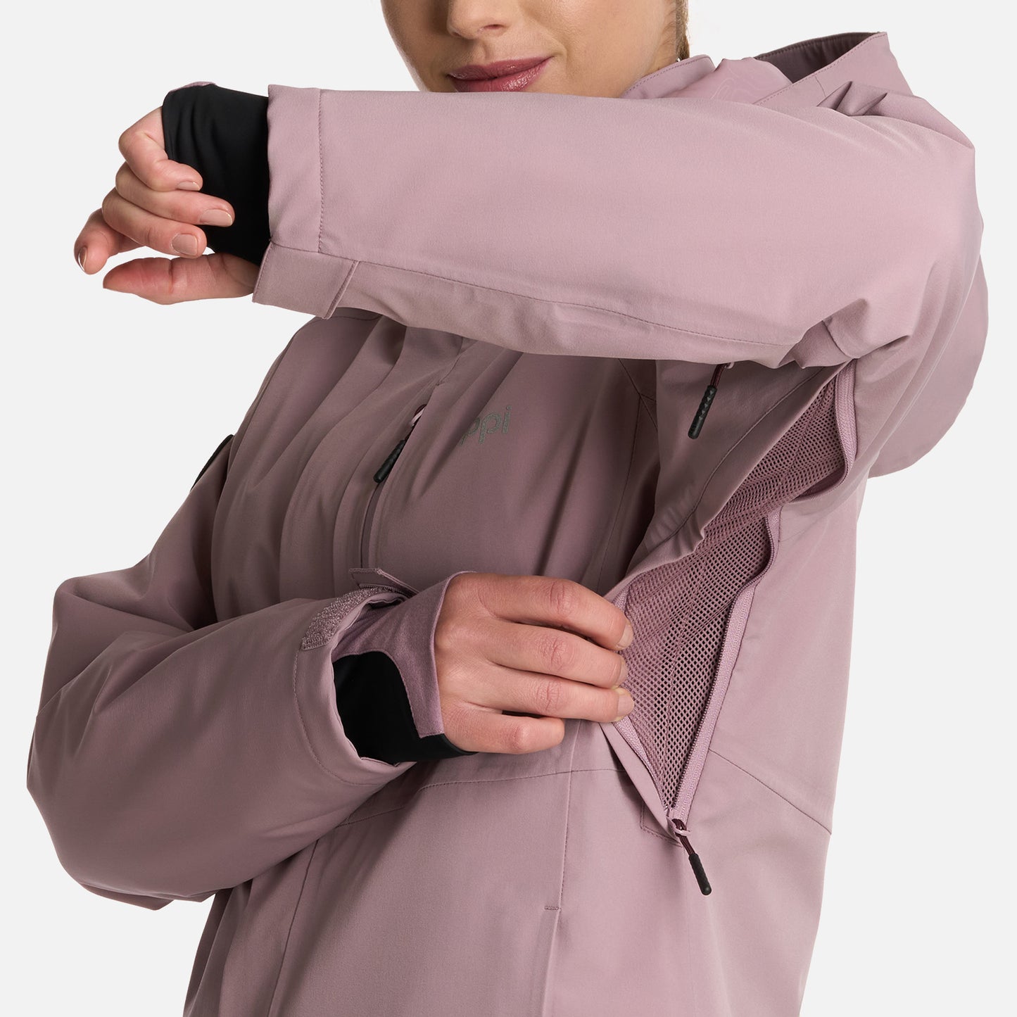 Chaqueta Mujer Andes B-Dry Hoody Jacket Malva Lippi