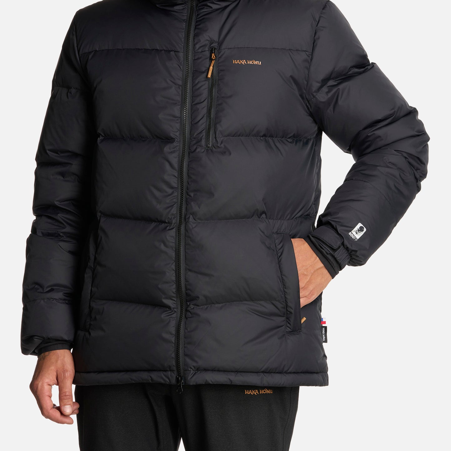 Chaqueta Hombre Campo Base Negro Haka Honu