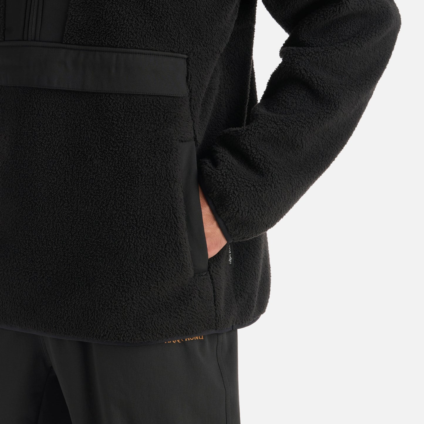 Polerón Hombre Chinchilla Negro Haka Honu