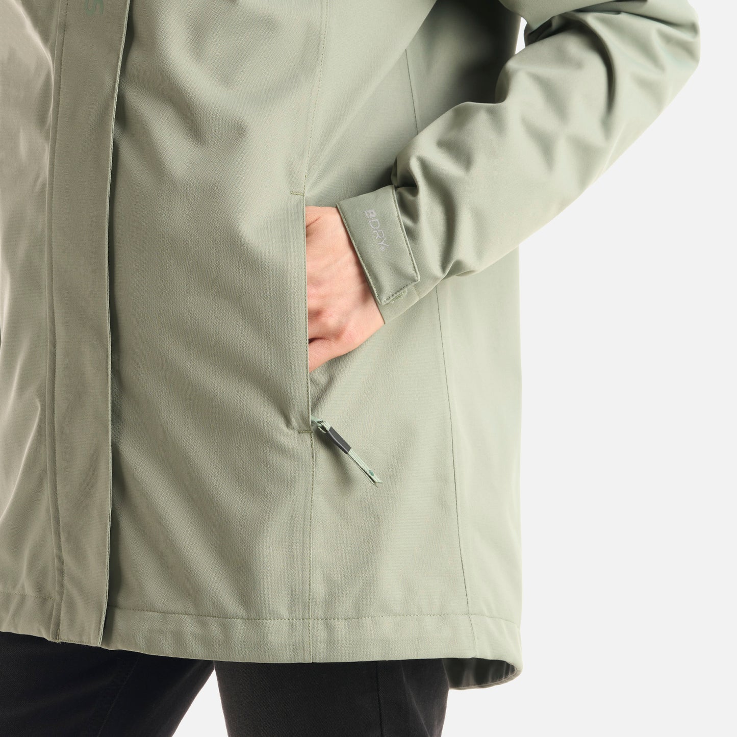 Chaqueta Mujer Nexus Fusion-3 B-Dry Jacket Jade Oscuro Lippi