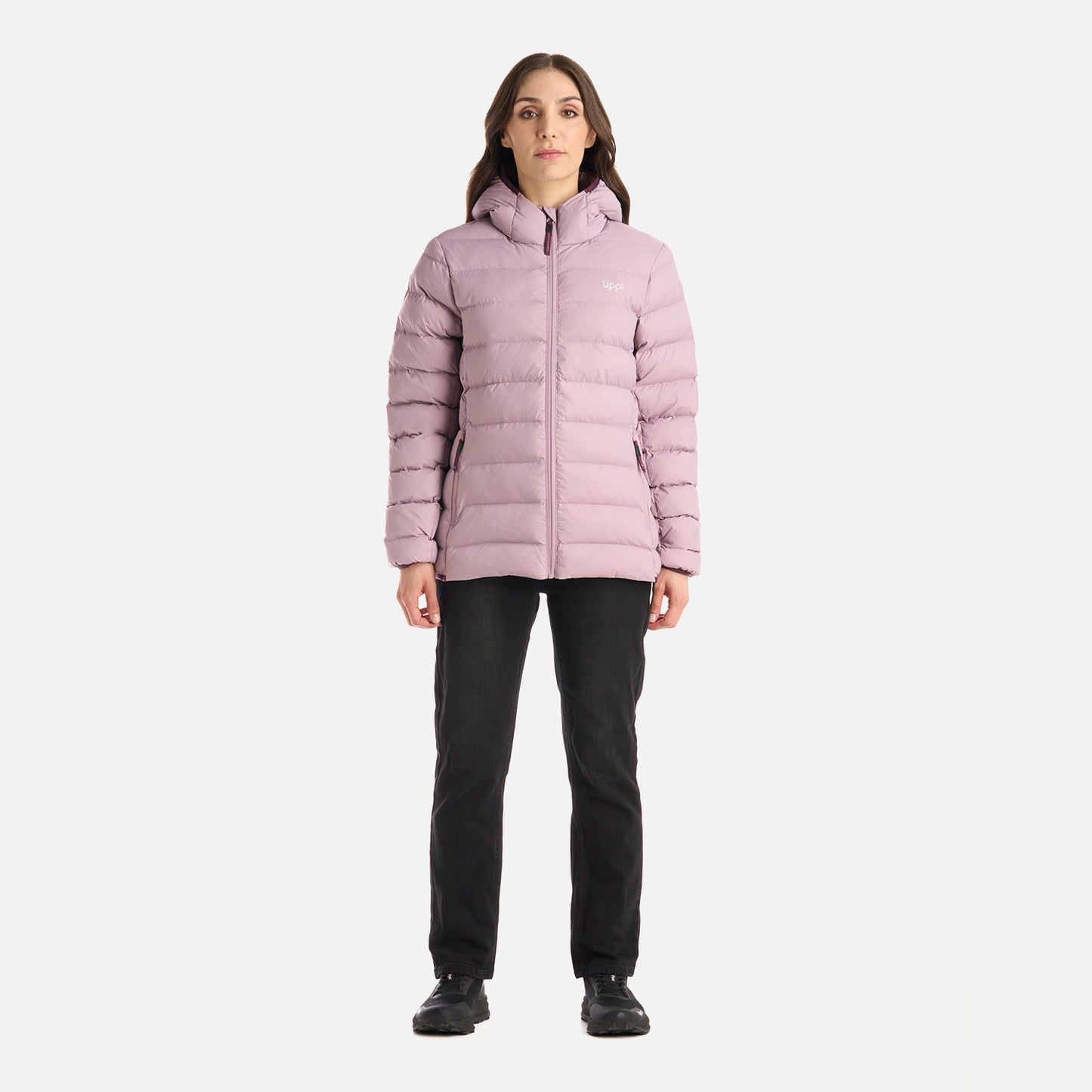 Chaqueta Mujer Vertex Down Hoody Jacket Morado Lippi