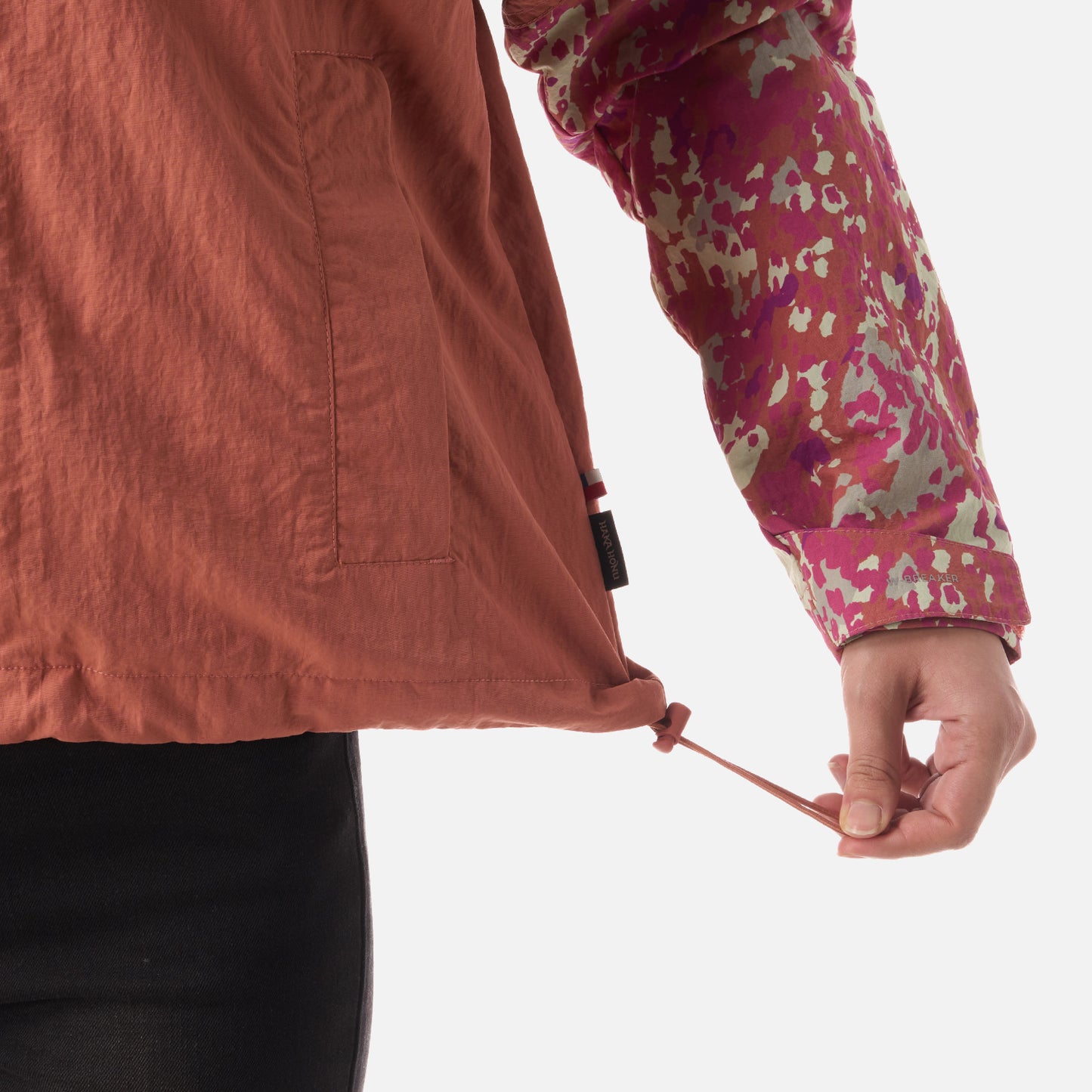 Chaqueta Mujer Hija Del Viento Terracota Claro Haka Honu