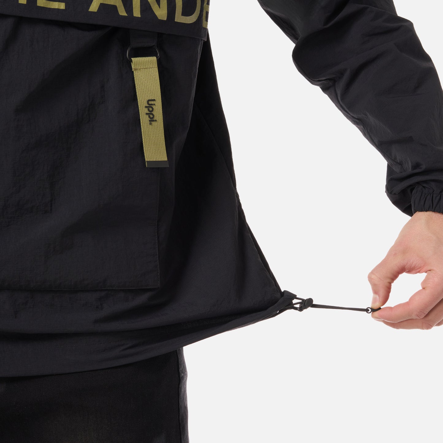 Chaqueta Hombre WindCity WindBreaker 1/4 Zip Jacket Negro Lippi