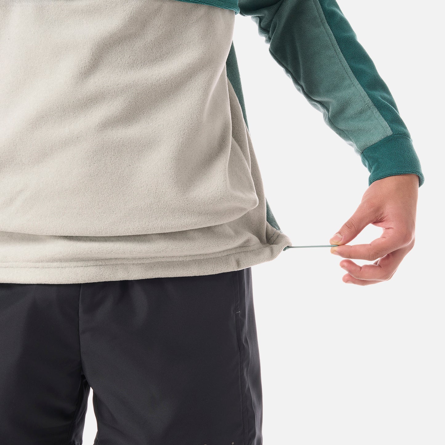 Polar Teen Boy Fireplace 1/4 Zip Sweatshirt Turquesa Lippi